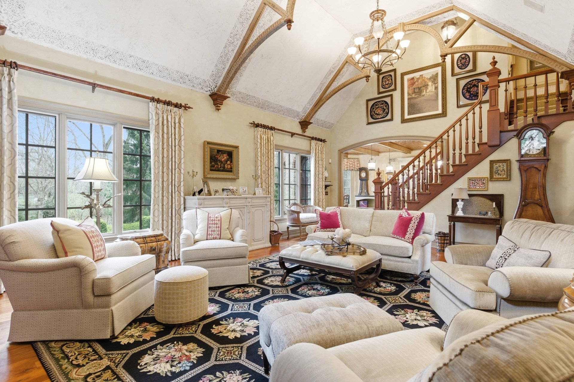 French Country Manor Home