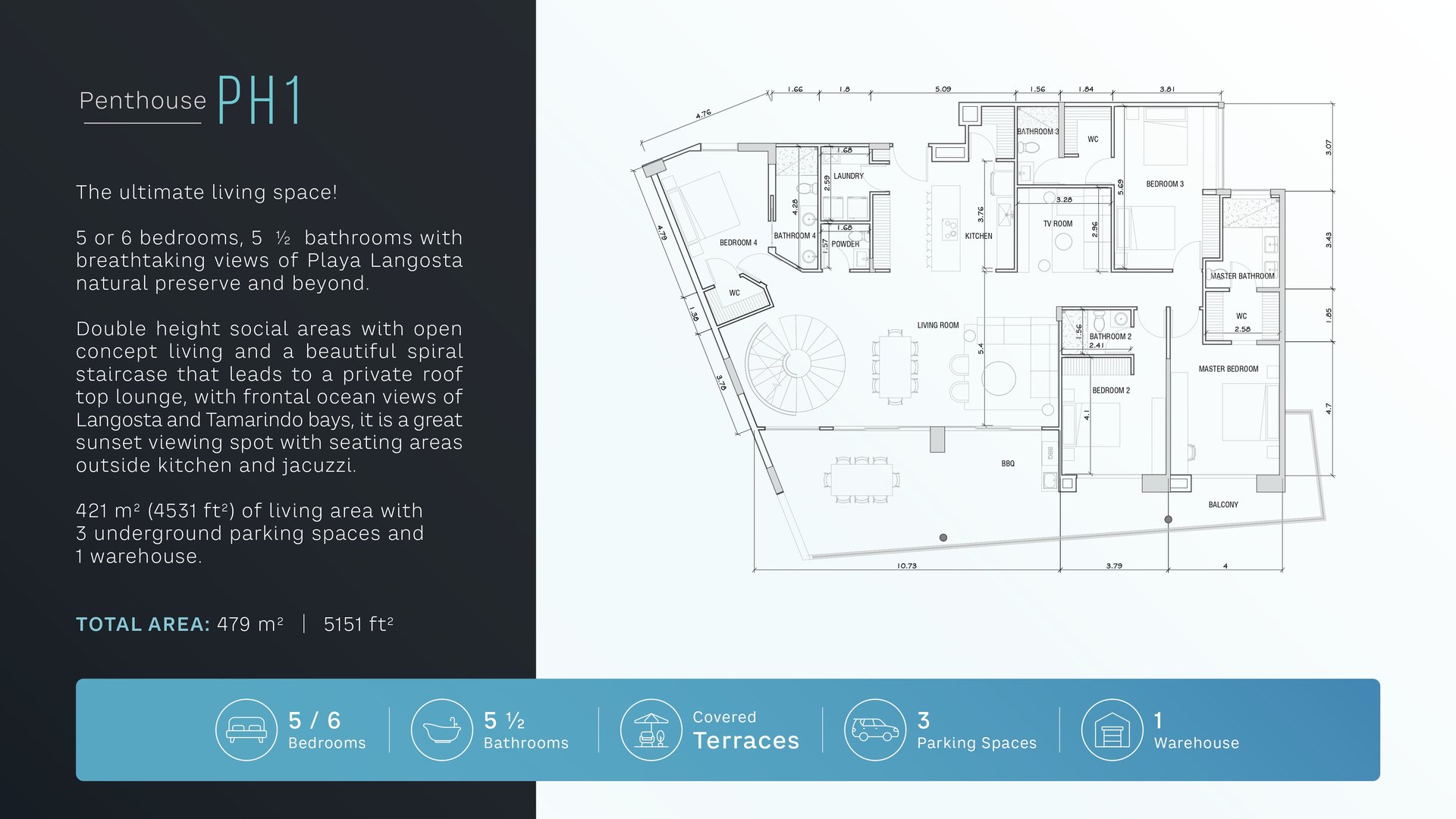 Tamarindo 360, Penthouse 1 | Last Developer Unit For Sale!