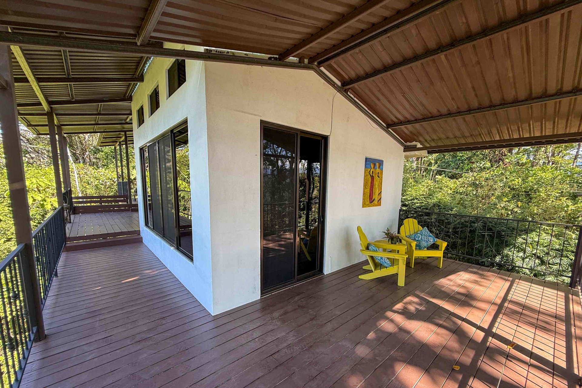 Totally Remodeled Coastal Jungle 2-Bedroom Sanctuary Home with Valley & Ocean Views in Lagunas above Dominical Costa Rica