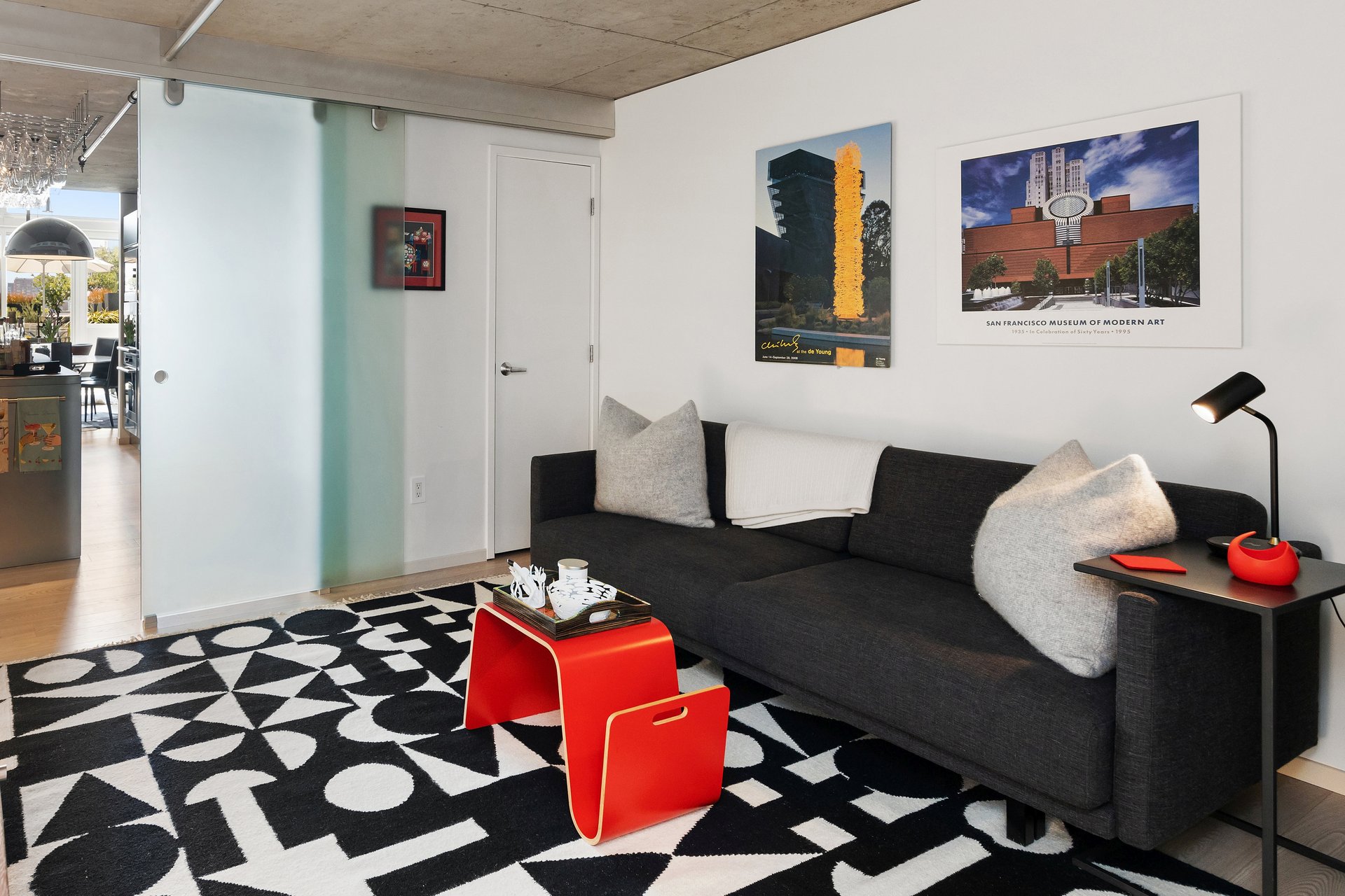 Modernist Loft With Designed Terrace