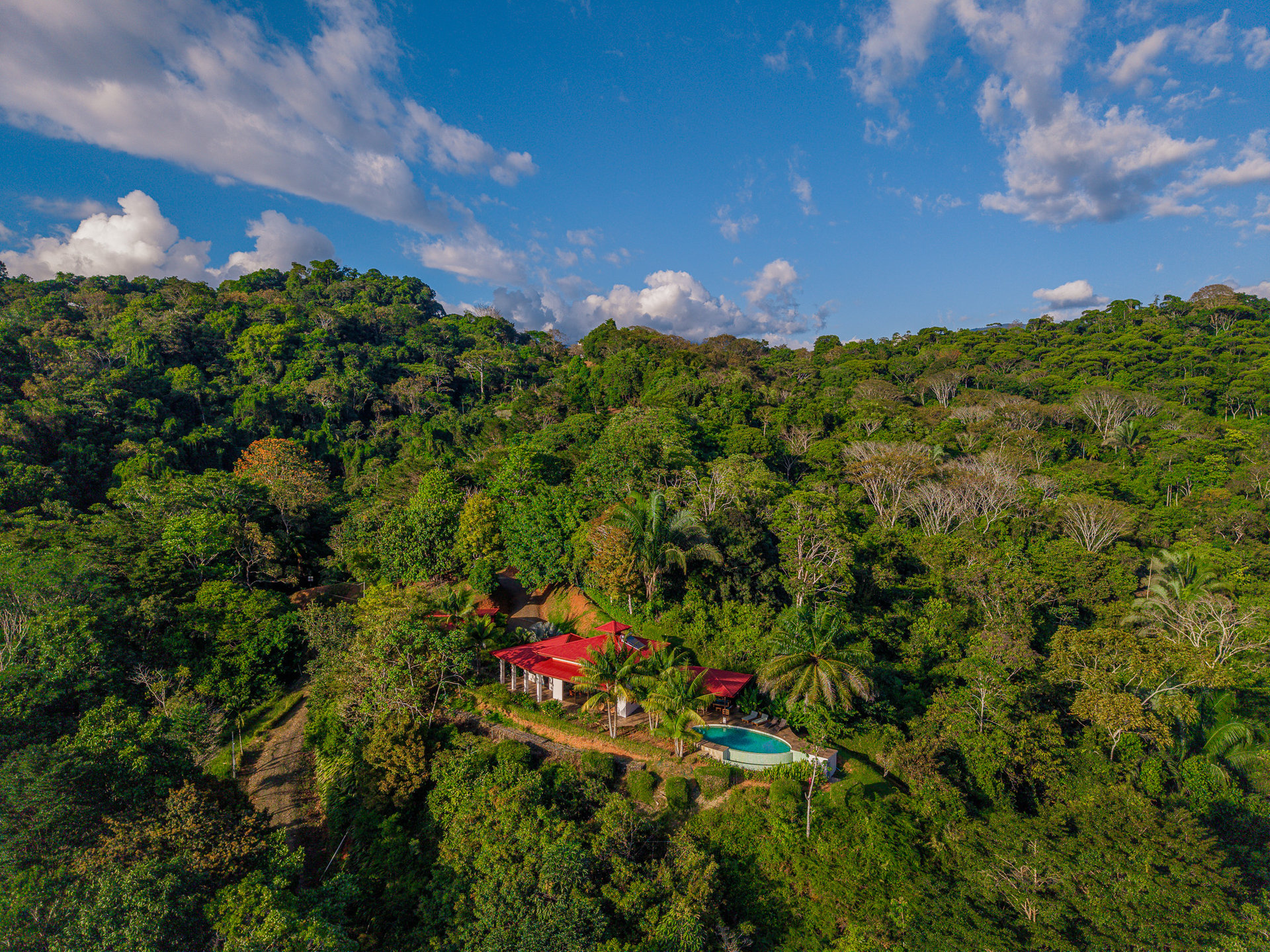 Sunset Ocean View Home on 2.6 Acres Platanillo