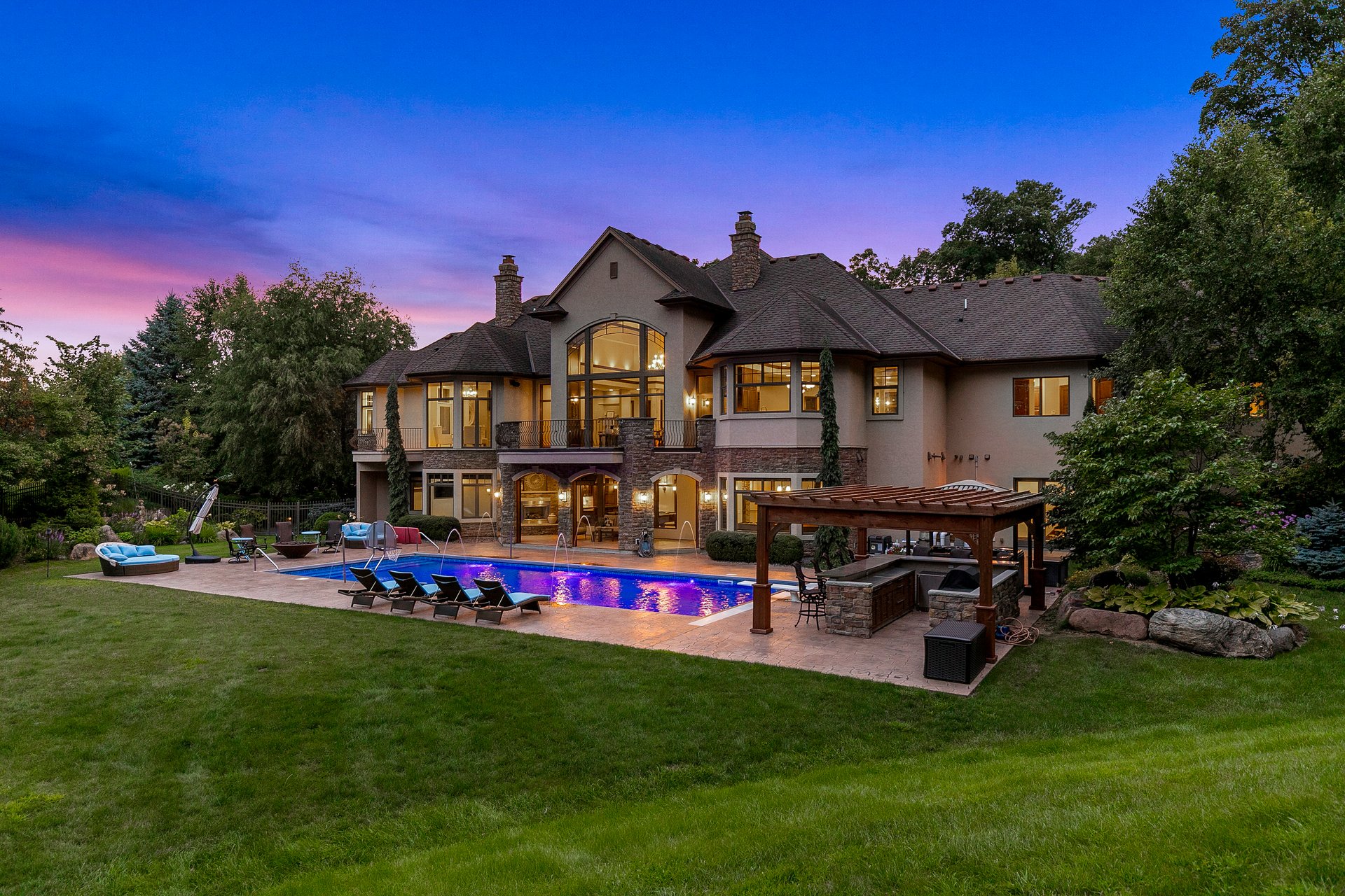 Resort Style Acreage Estate on Lake Minnetonka Inlet