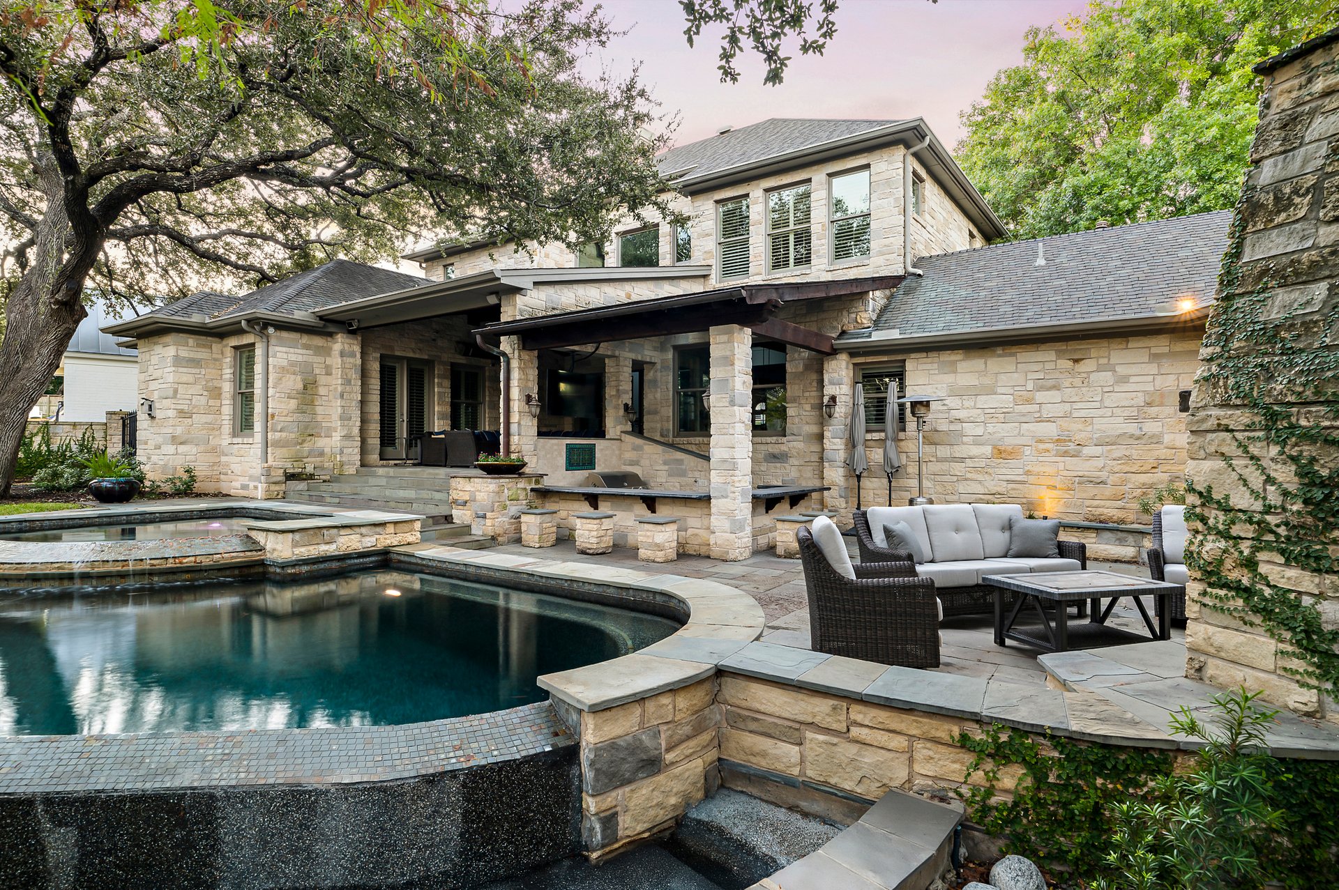 Steps to Austin Country Club and Lake Austin