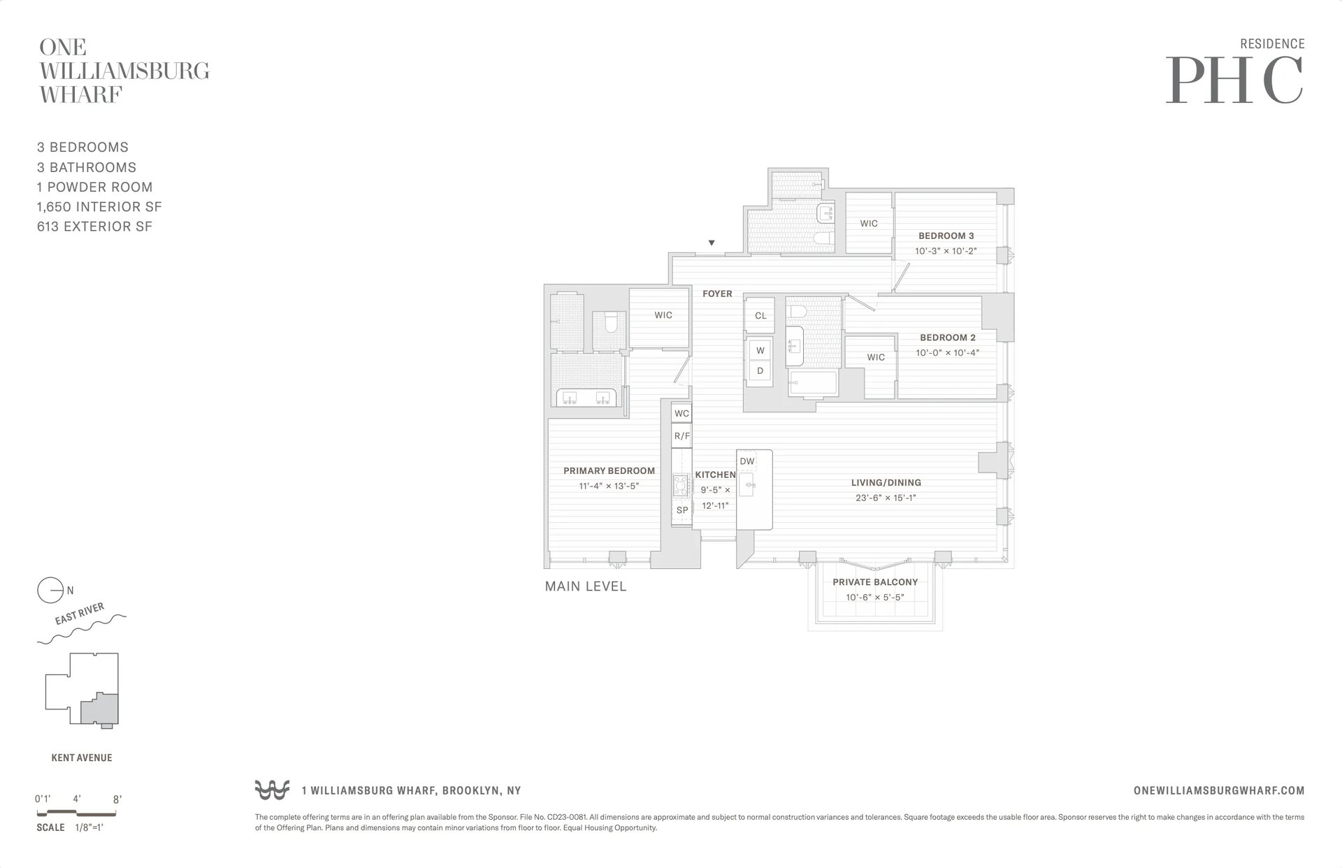 480 Kent Ave, #PHB