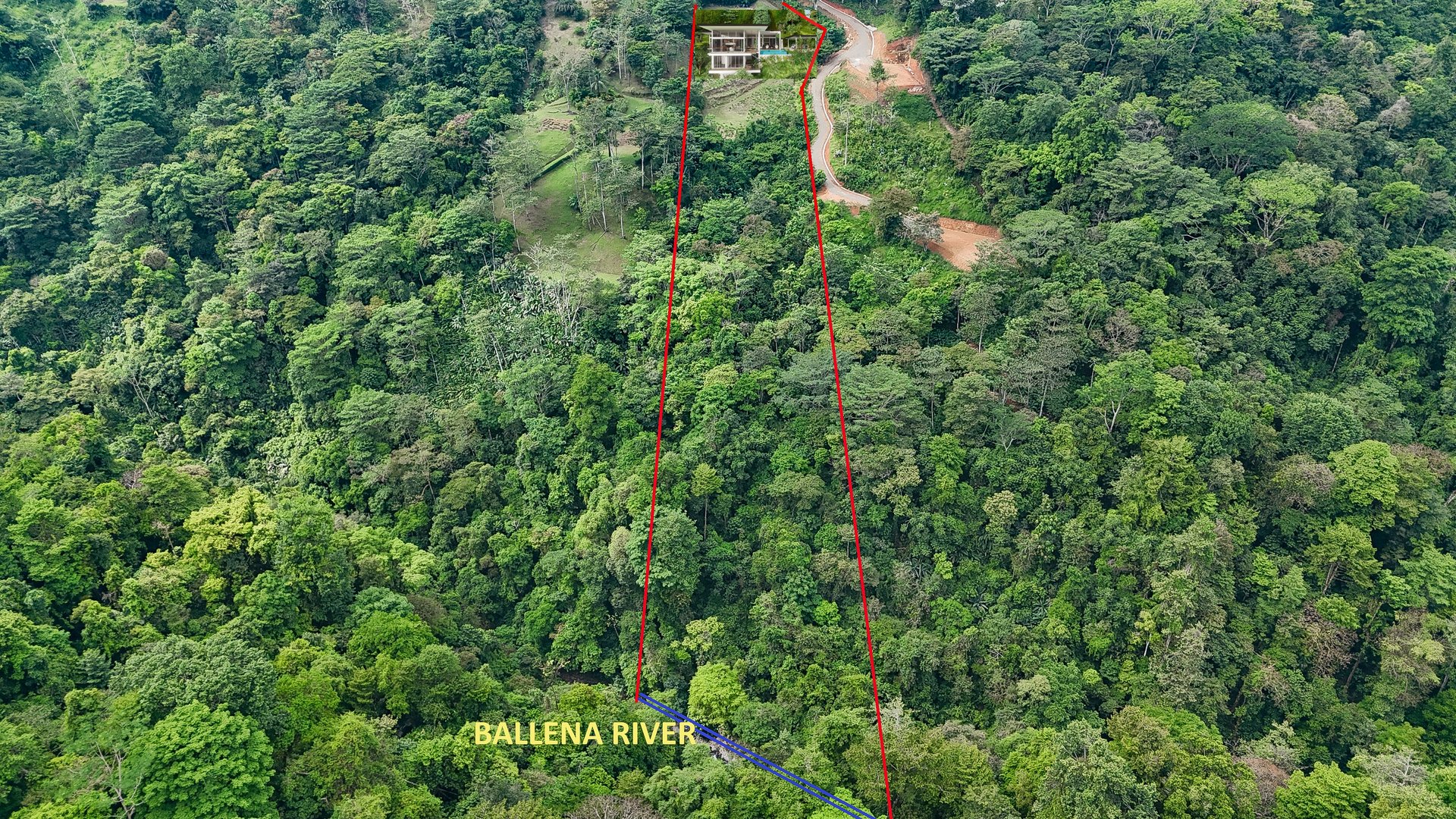 River & Waterfall Property With a BRAND-NEW Jungle-View Luxury Home on a Massive 4.32 Acre Lot – PLUS an Additional Plantel ready for Development