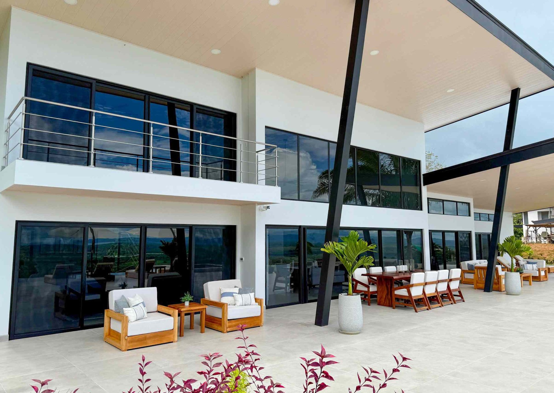 Brand New Modern Luxury 4-Bedroom Home with Pool and Incredible Panoramic Coastal & Ocean Views in Teancum at Tawal near Ojochal Costa Rica