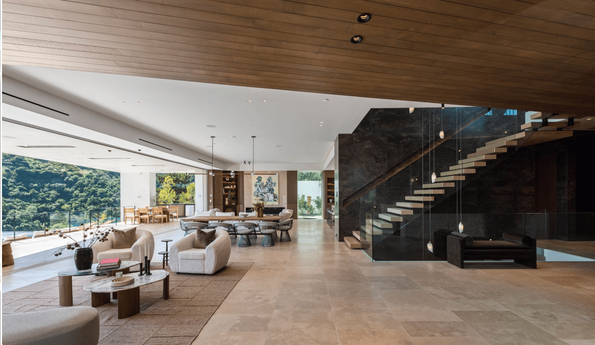 Travertine Renown, Stradella Road, 90077
