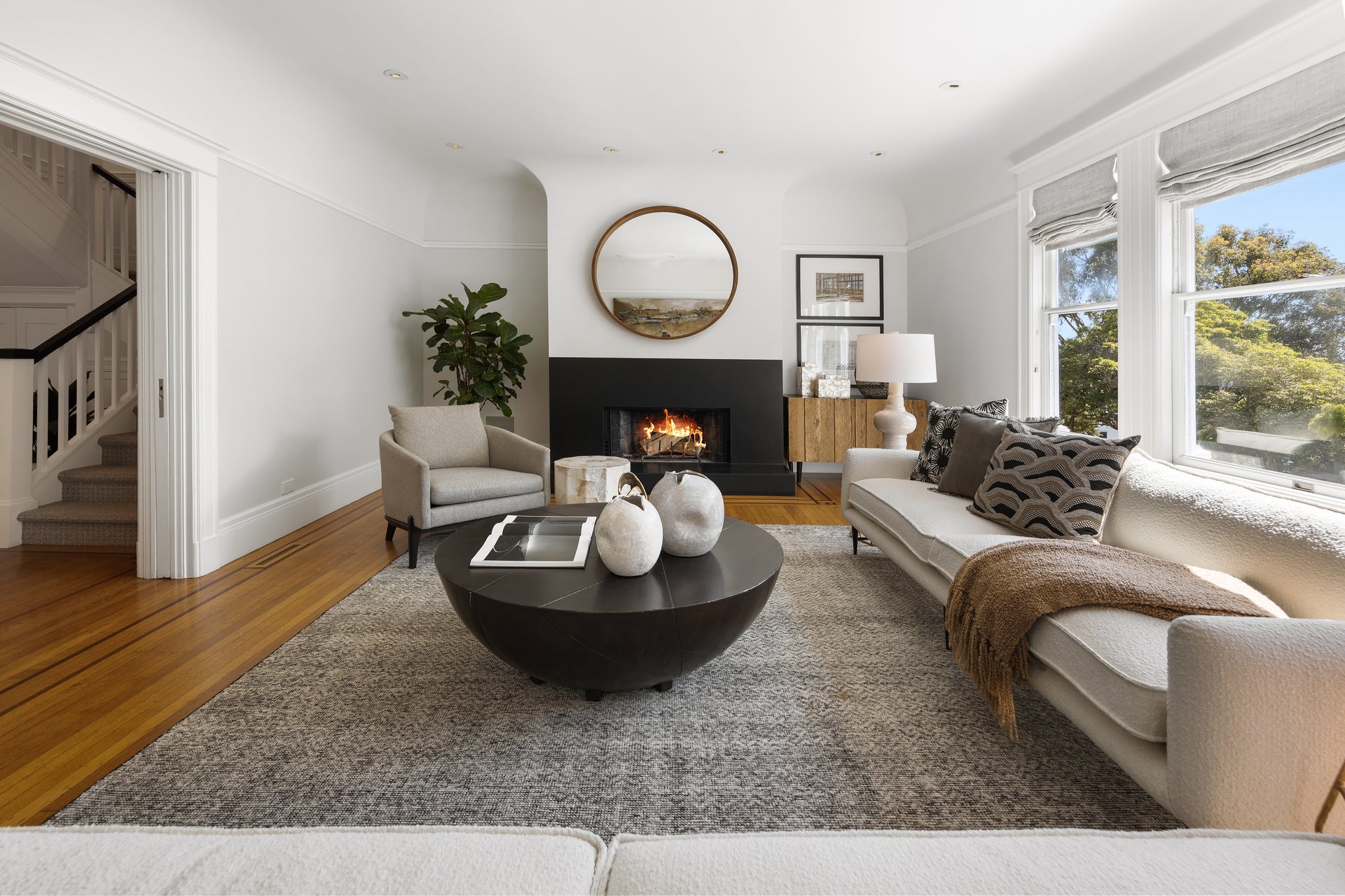 Pacific Heights Edwardian on a Prime Flat Block