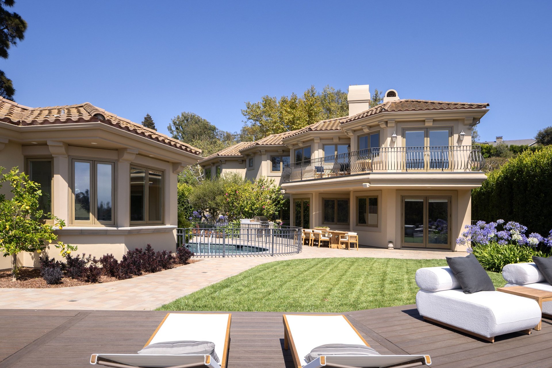 Mediterranean View Estate - The Riviera, Pacific Palisades