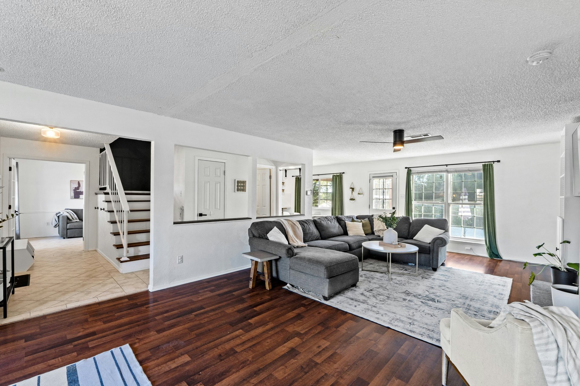 Enchanting Gracywoods Retreat with Pool, Multiple Living Spaces, and Near Domain & Q2 Stadium!
