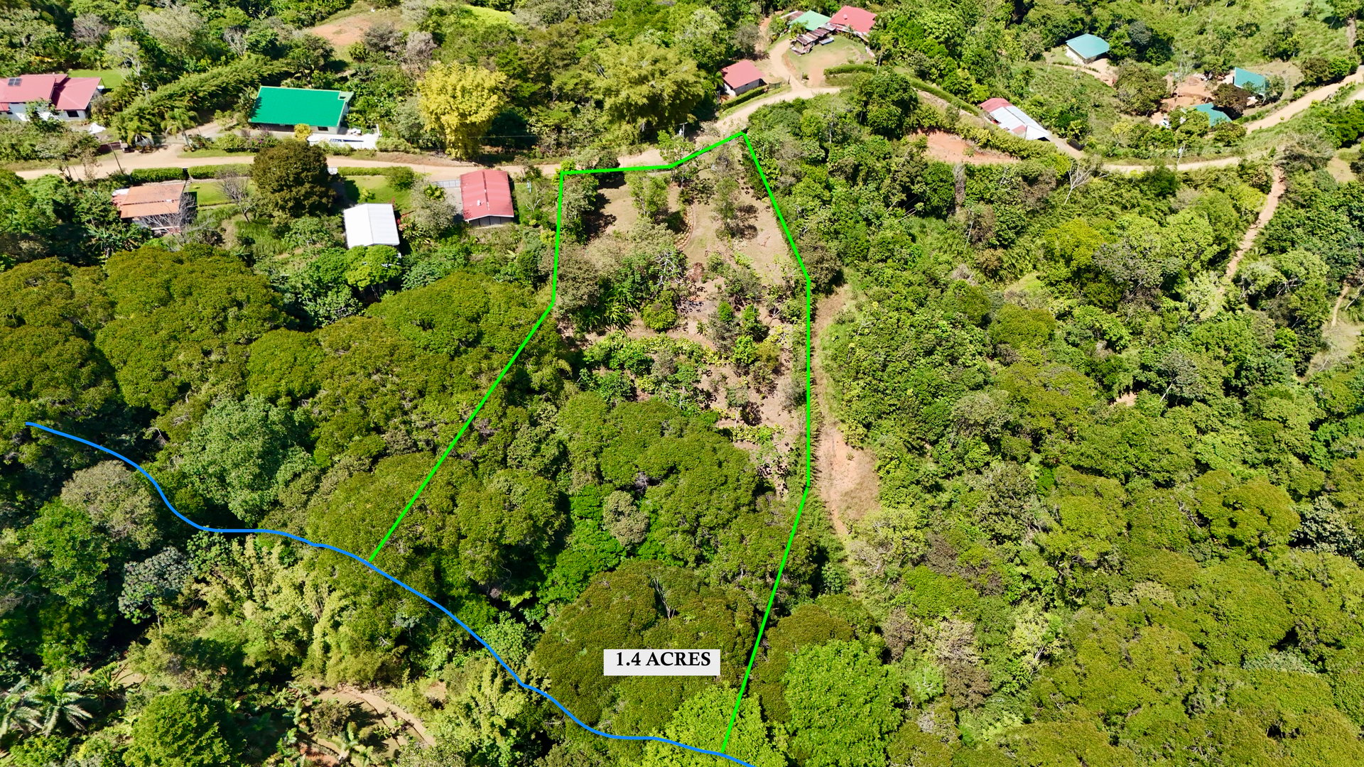 New 1,4 Acre lot in Platanillo – With Legal Water  