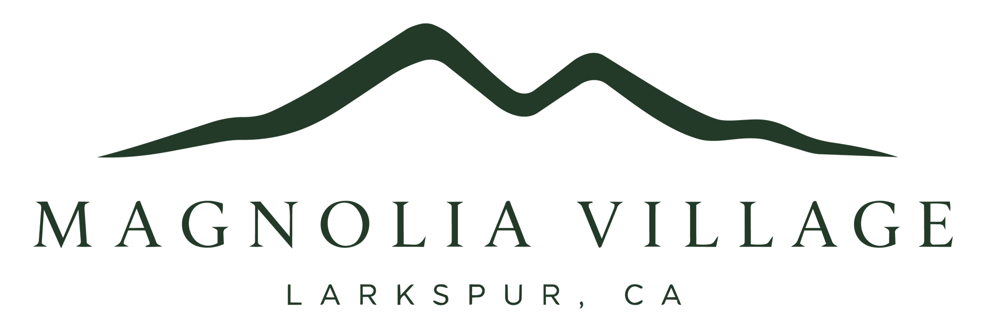 Magnolia Village Larkspur logo — new townhome community on Magnolia Avenue in Larkspur, CA