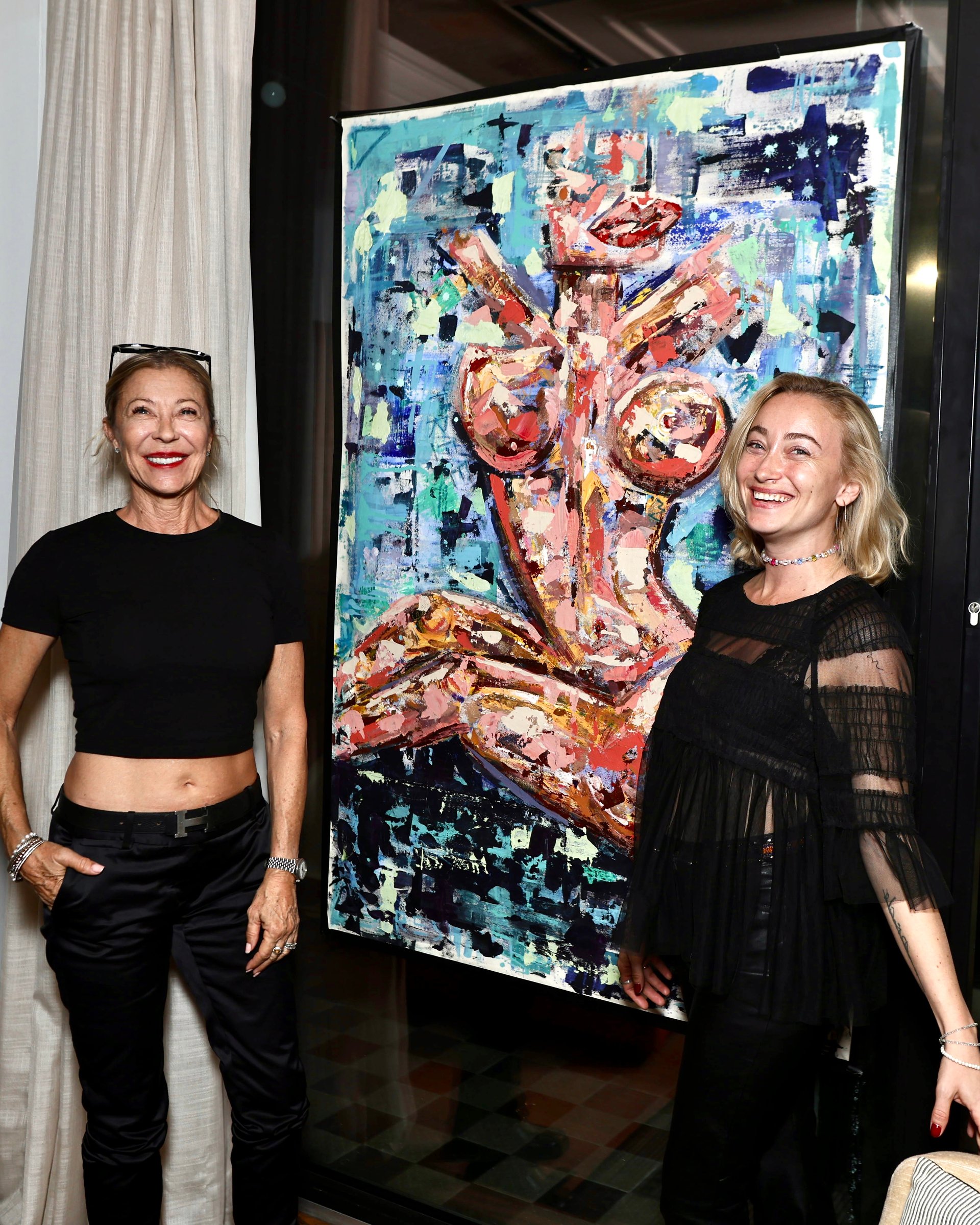 Artists Christi Lalonde and Bailey Lalonde photographed at the London stop of the EMBRACE Tour