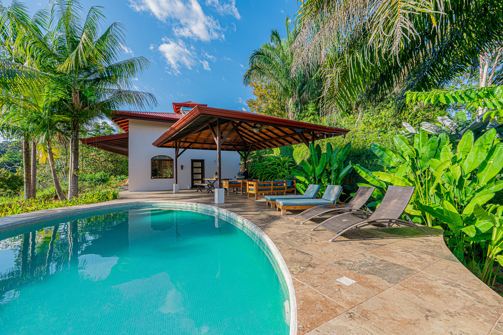 Sunset Ocean View Home on 2.6 Acres Platanillo