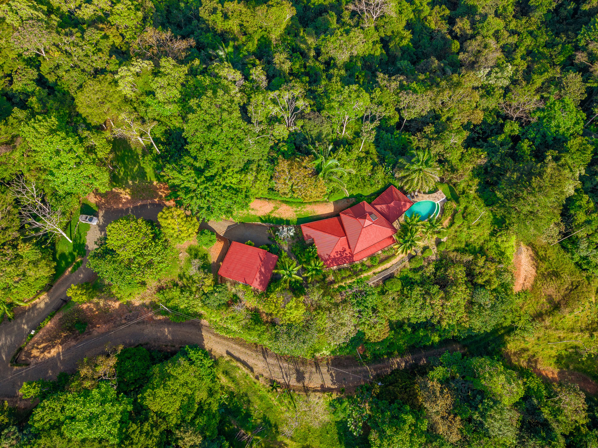 Sunset Ocean View Home on 2.6 Acres Platanillo