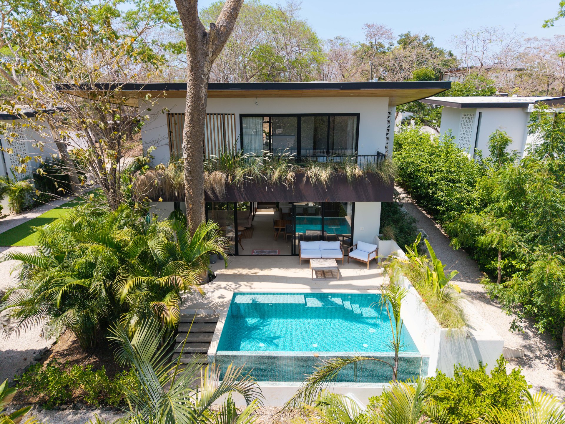 Grande Salvaje Estate (house 1 & 2) | 2 Modern homes, just steps to the famous surf break in Playa Grande!