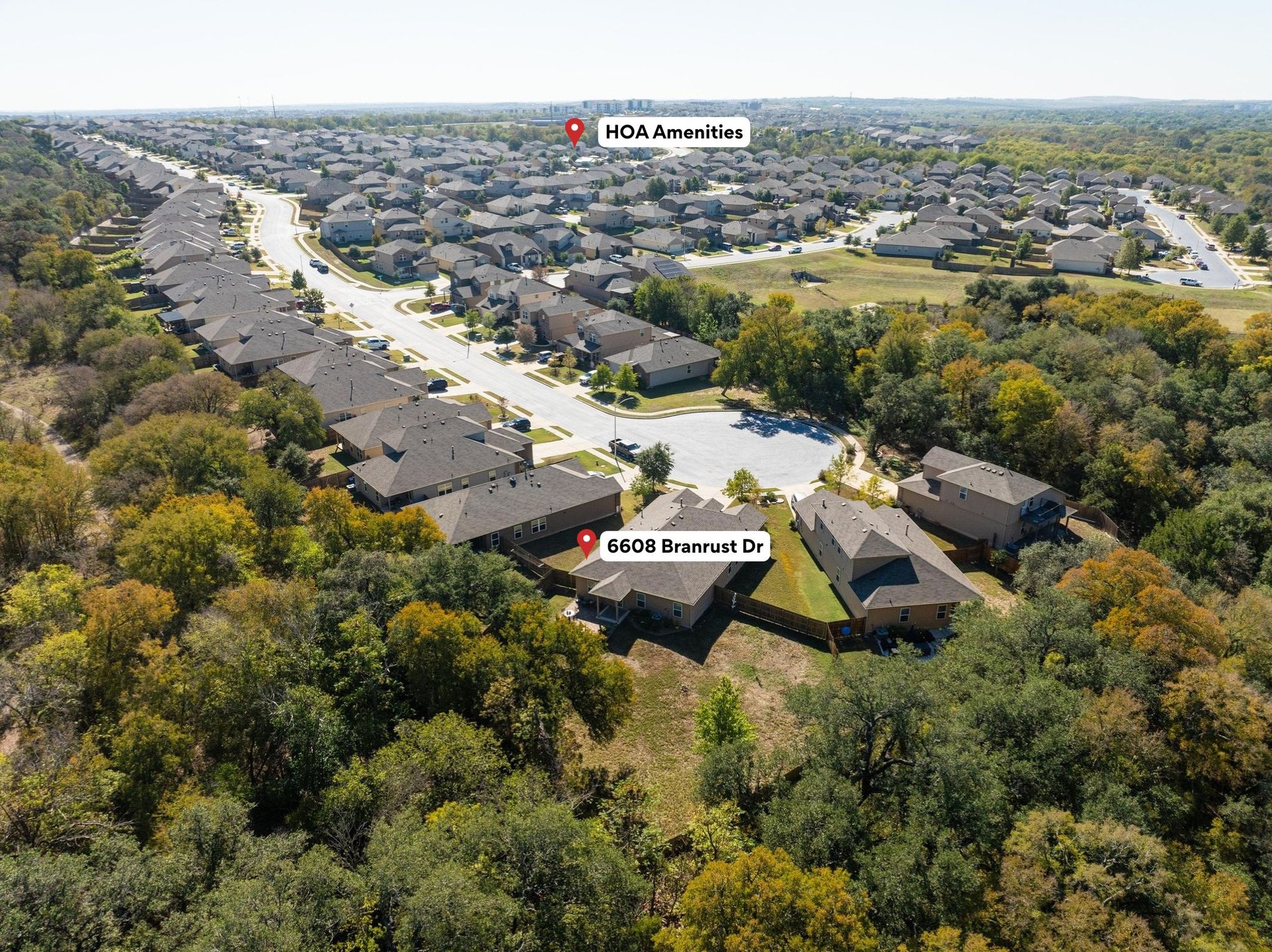 Rare 0.302-Acre Cul-de-Sac Gem Backing to McKinney Falls State Park | Largest 1-Story Plan