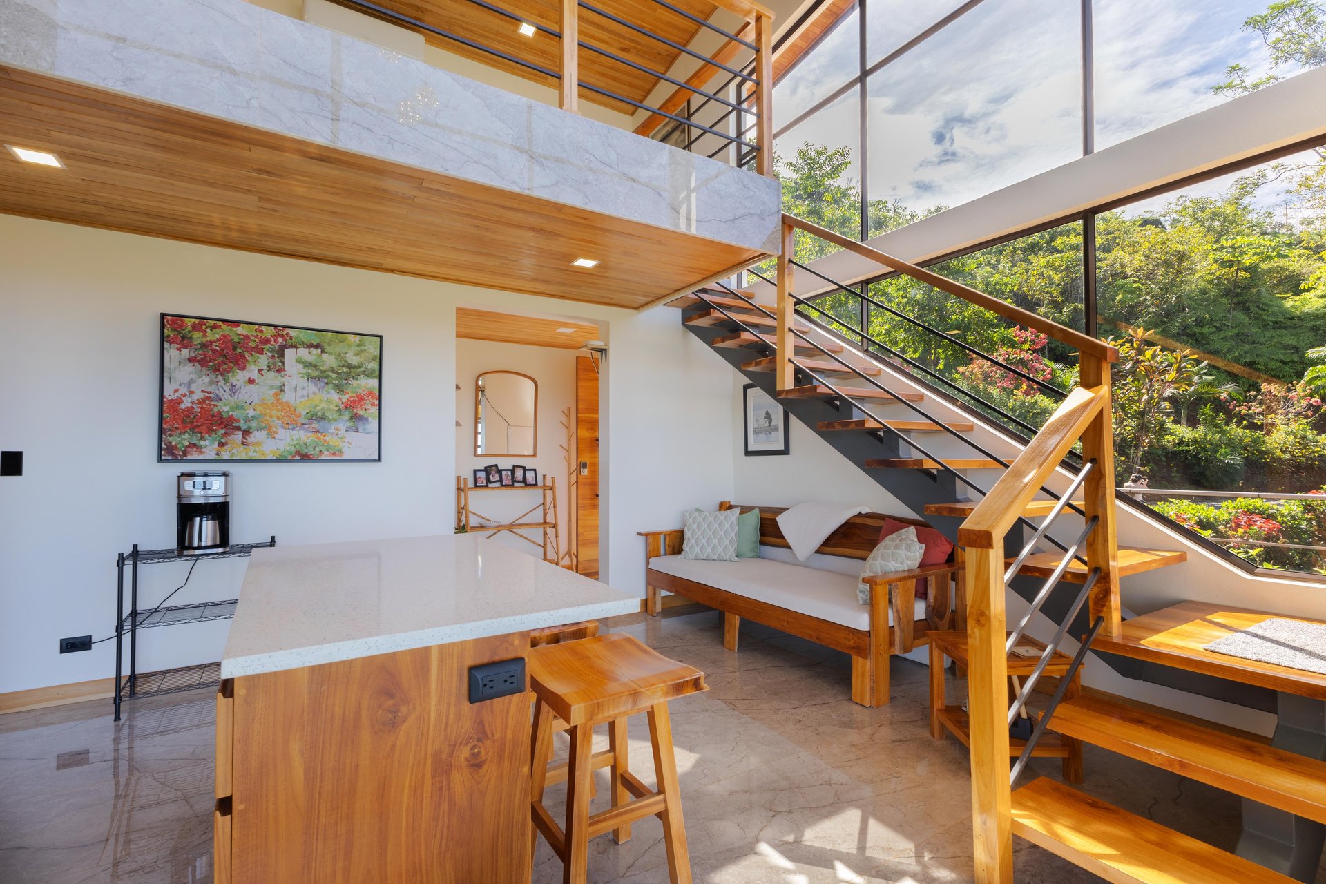 “NESTLED IN” LUXURY HOME AND GUEST HOUSE – A MOUNTAIN SANCTUARY – 3.4 ACRES