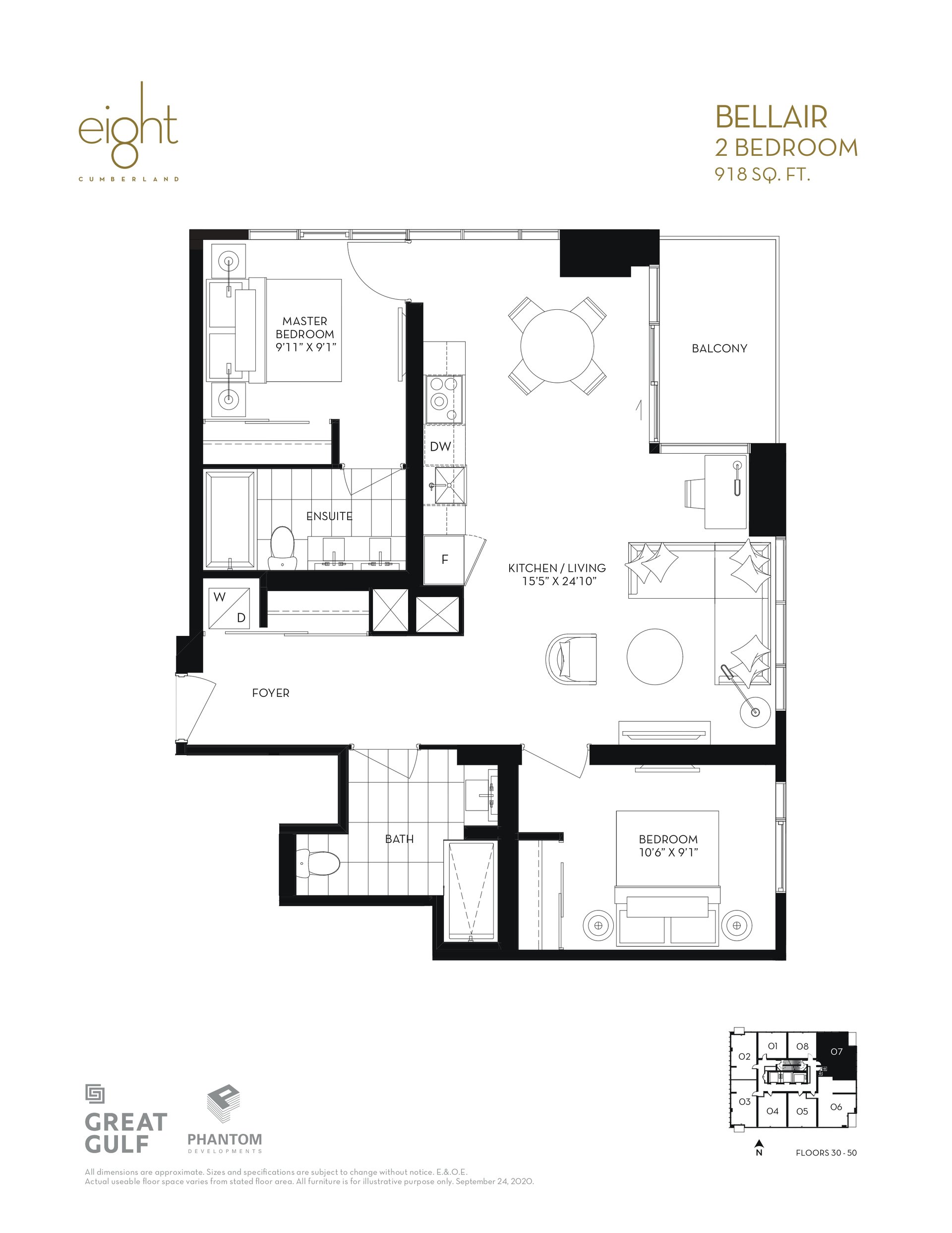 8 Cumberland Street Unit: 3007