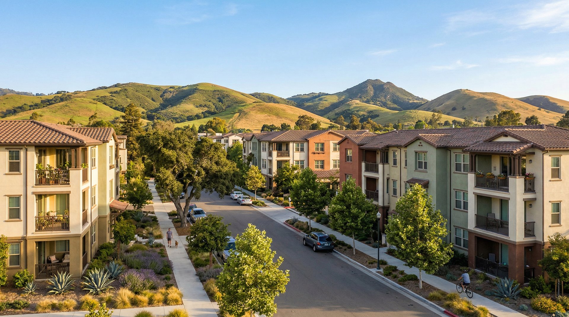 Multi-family housing neighborhood in San Luis Obispo County
