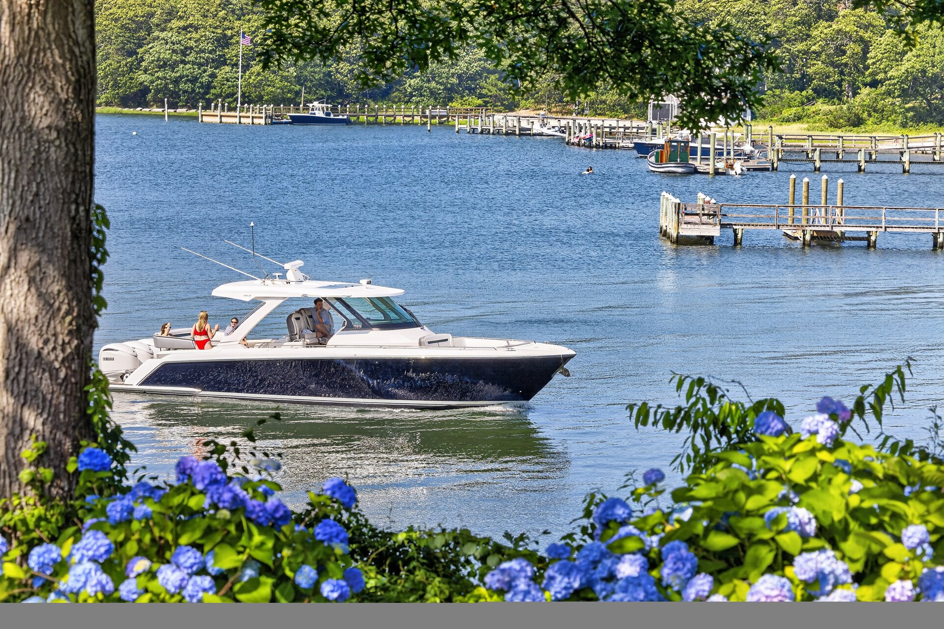 Breathtaking views over West Bay and Eel River