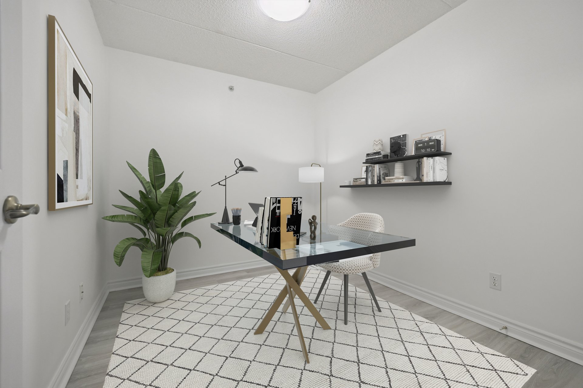 Upgraded 1 Bed+ Den Suite Overlooking Ravine
