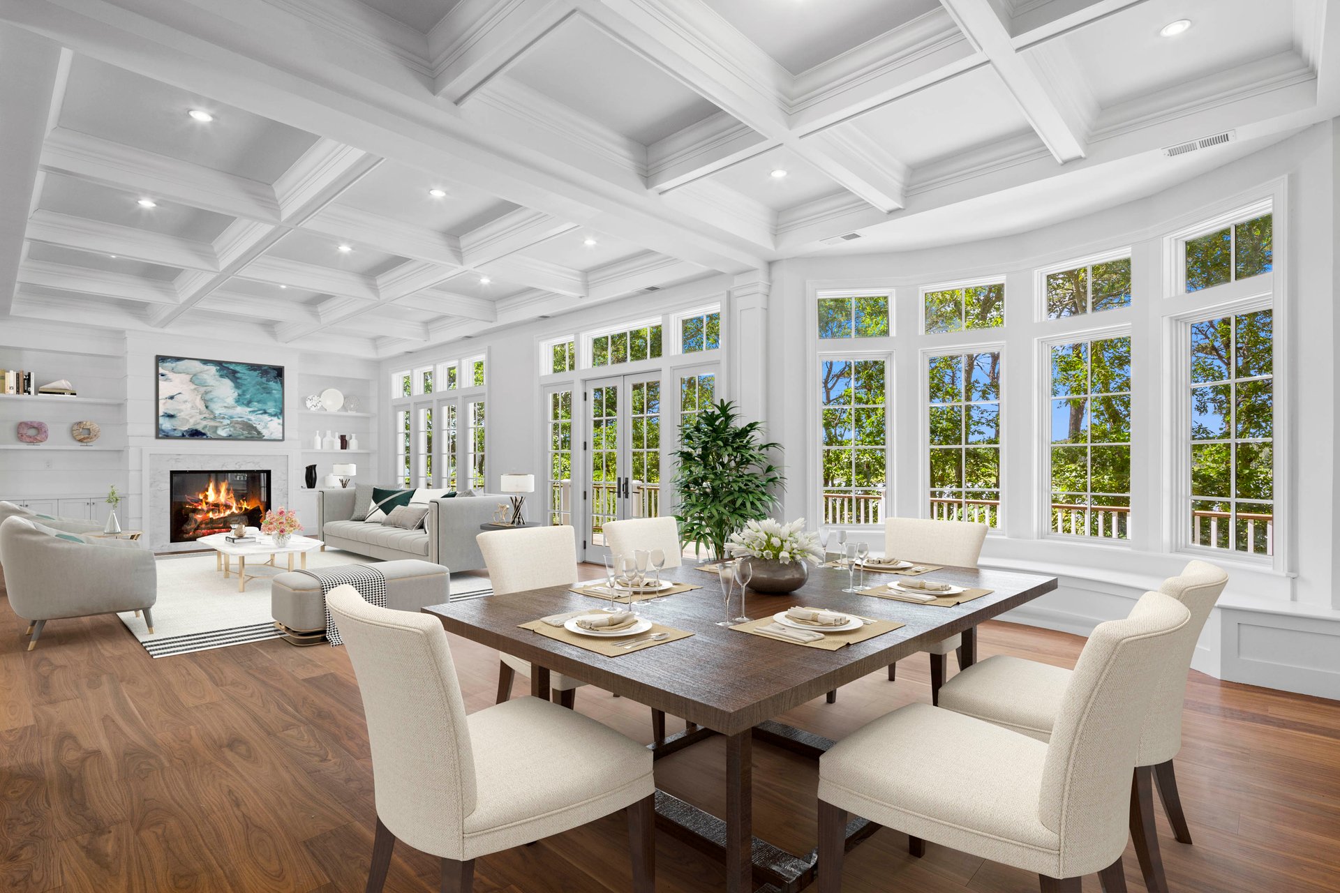 Custom Popponesset Bay Waterfront Residence