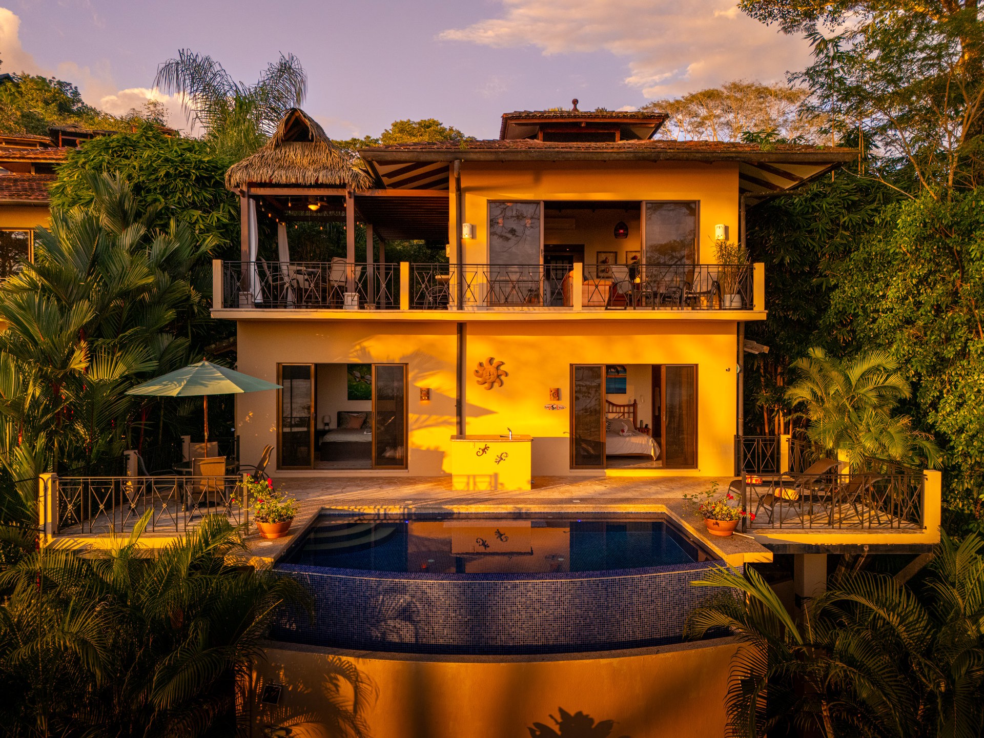 Canto Del Mar, Villa 3, Front Ridge Full Sunset Ocean and Jungle Views!