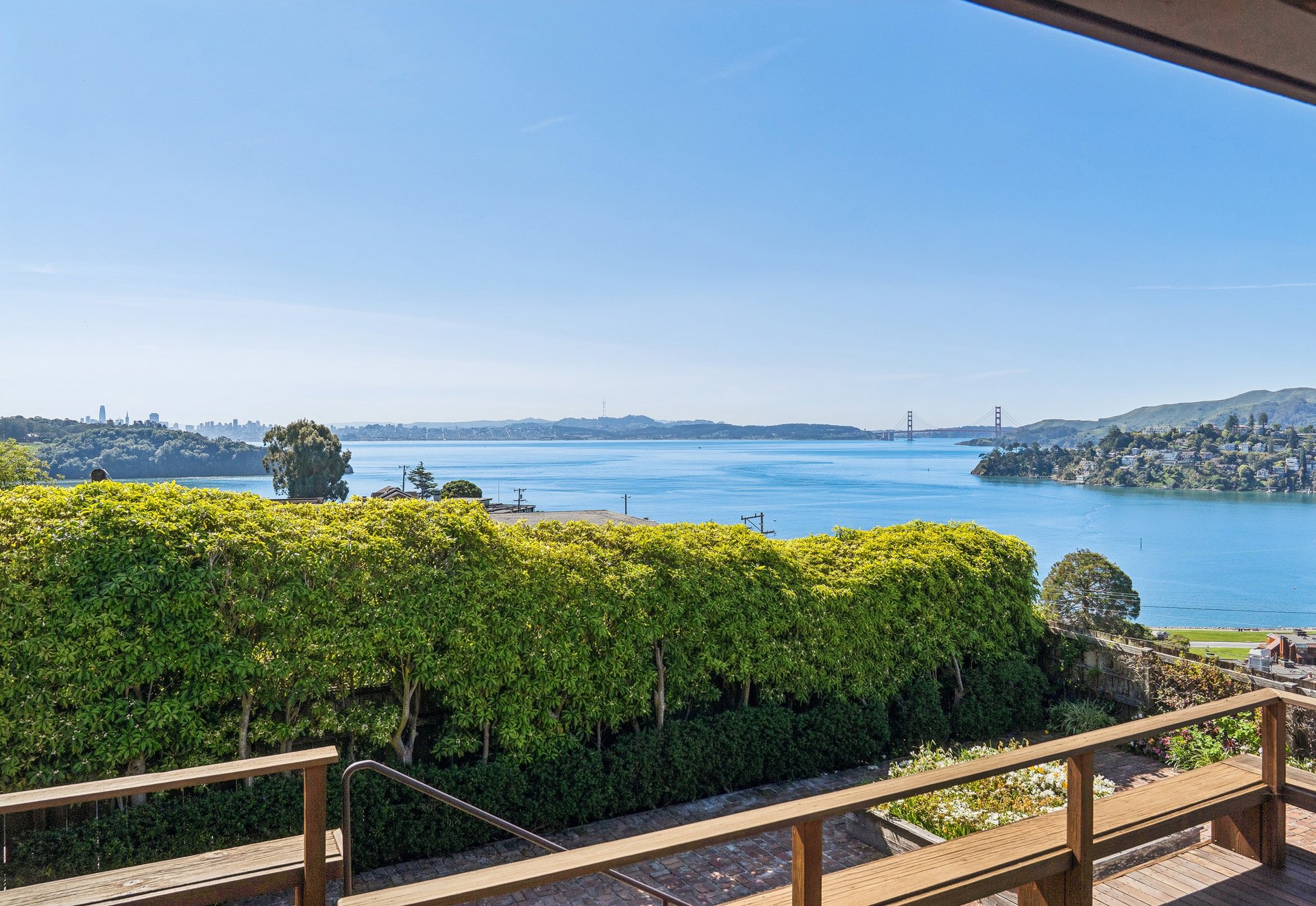 Spectacular Views of the Bay and Golden Gate Bridge