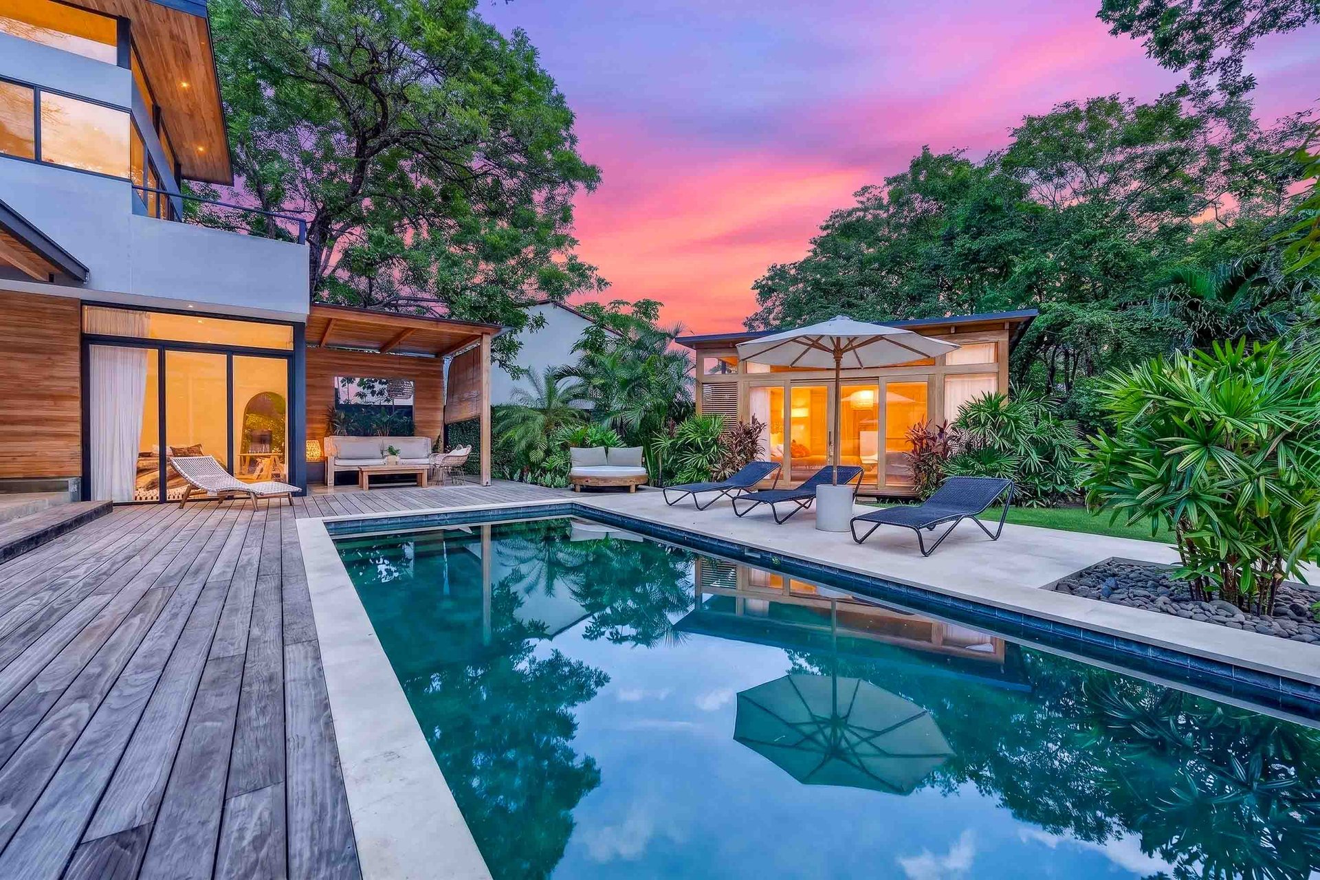 Casa Chavela | Luxury 4-Bedroom Home with Guest Cabin & Pool in Tamarindo