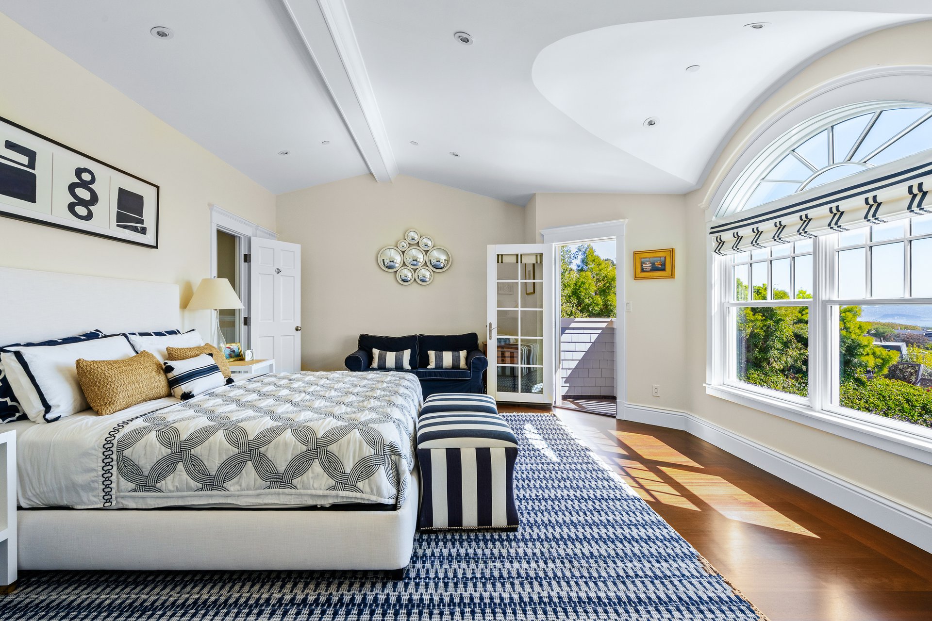 Exceptional East Coast-Inspired Estate with Sweeping Views of San Francisco and the Golden Gate Bridge