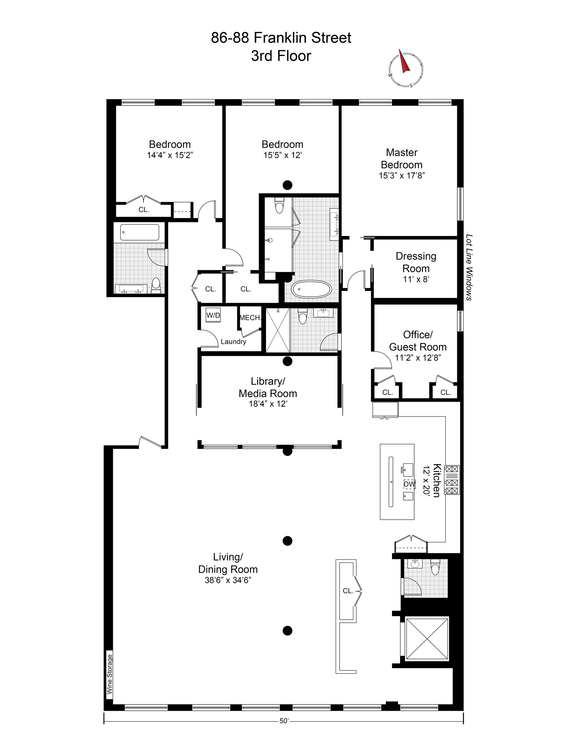 88 Franklin Street, 3