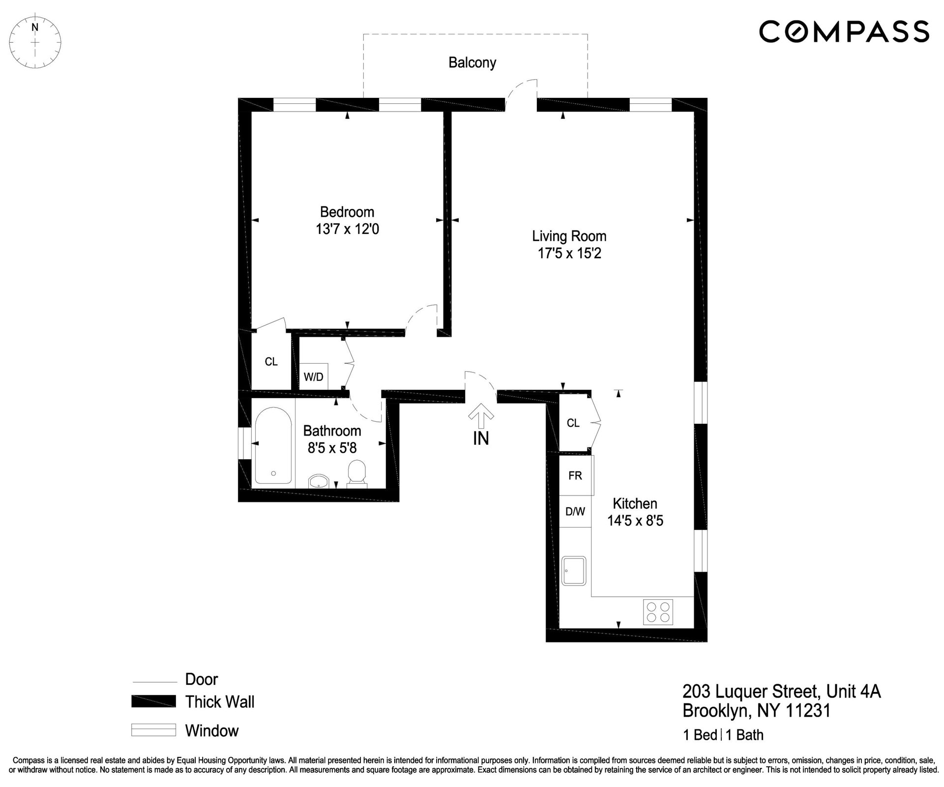 203 Luquer St, Unit 4A