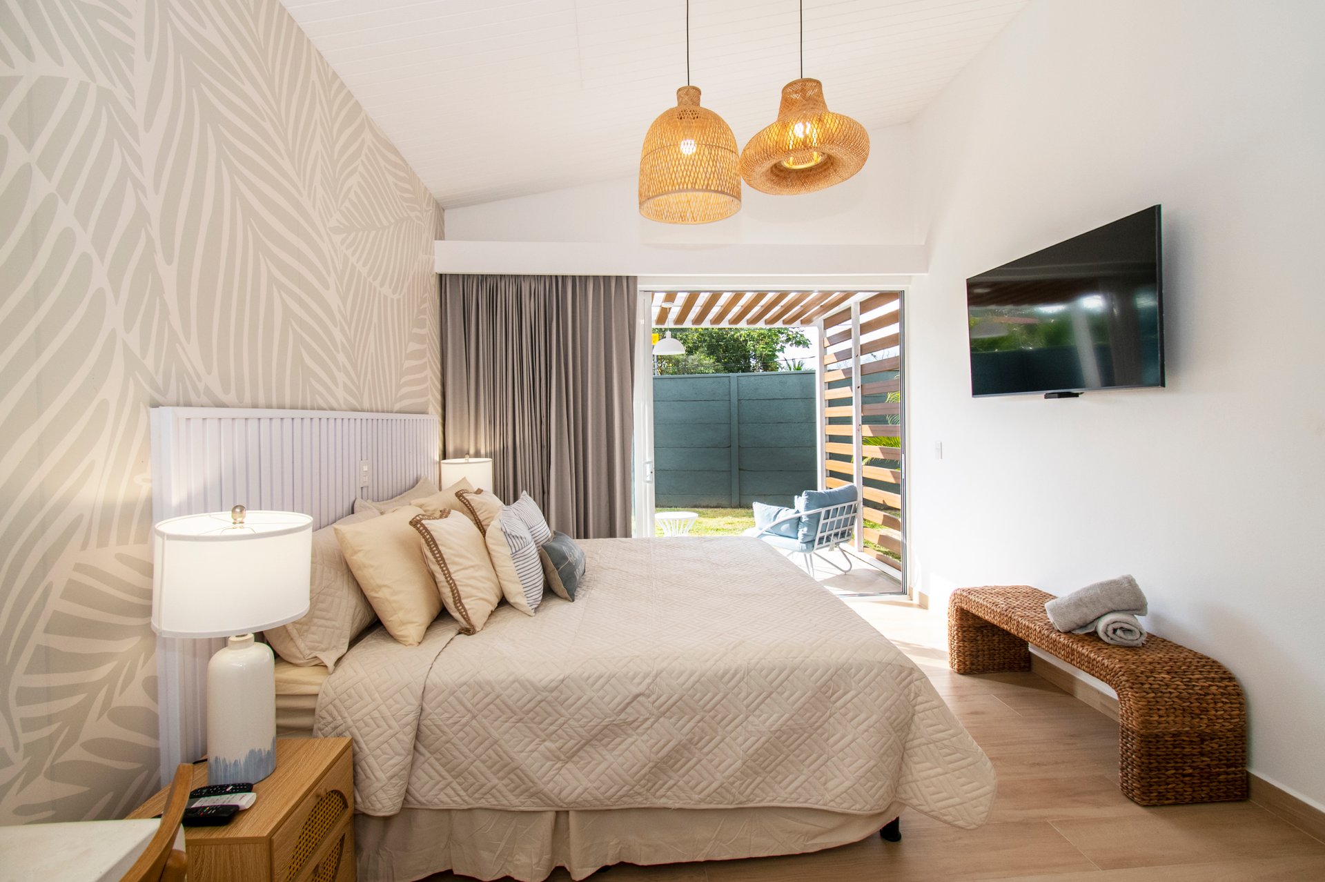 Turnkey Tropical Home Steps from the Beach