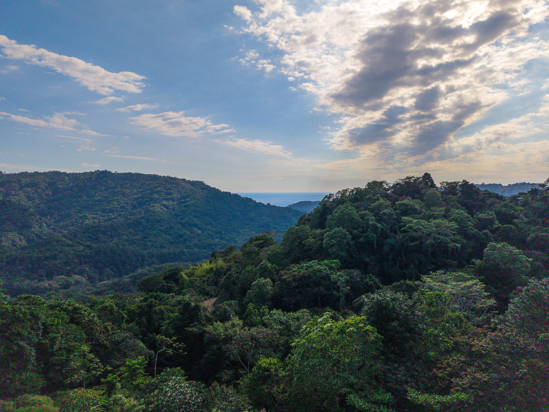 Sunset Ocean View Home on 2.6 Acres Platanillo