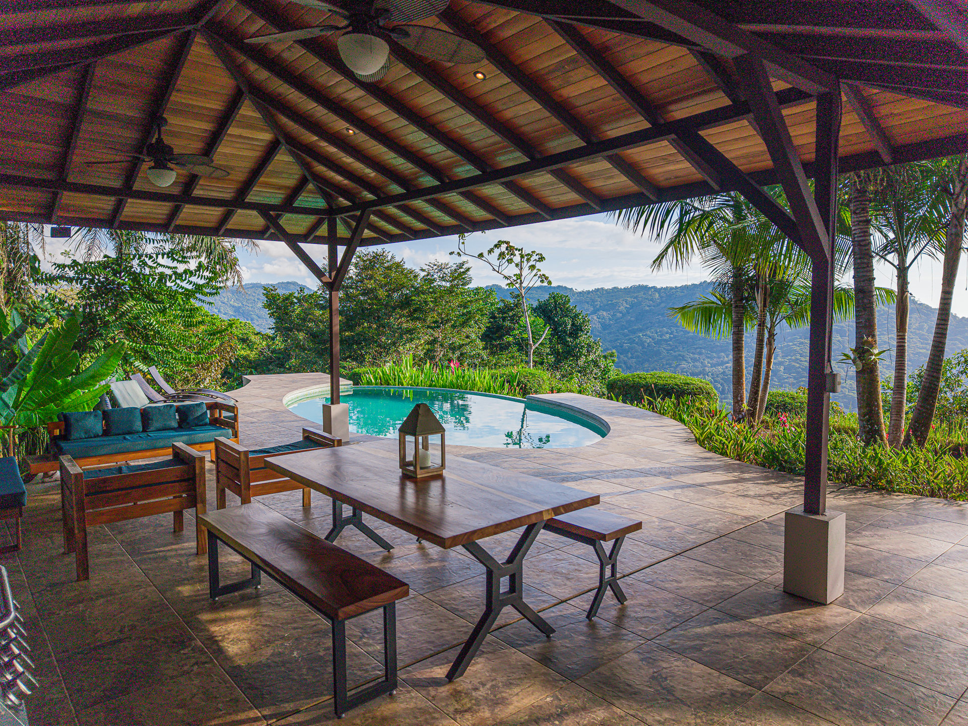 Sunset Ocean View Home on 2.6 Acres Platanillo