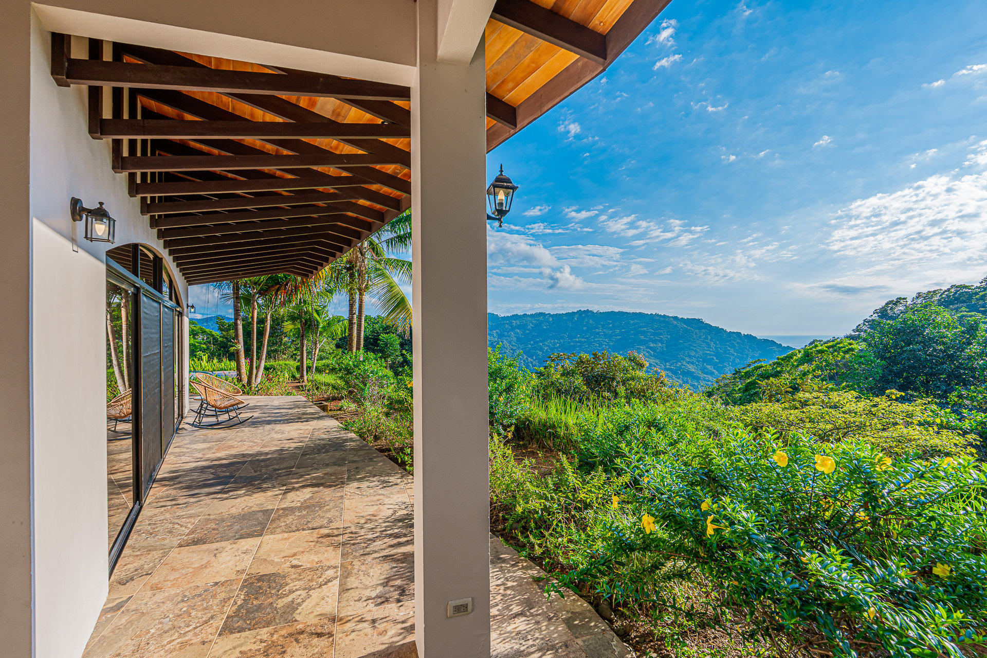 Sunset Ocean View Home on 2.6 Acres Platanillo
