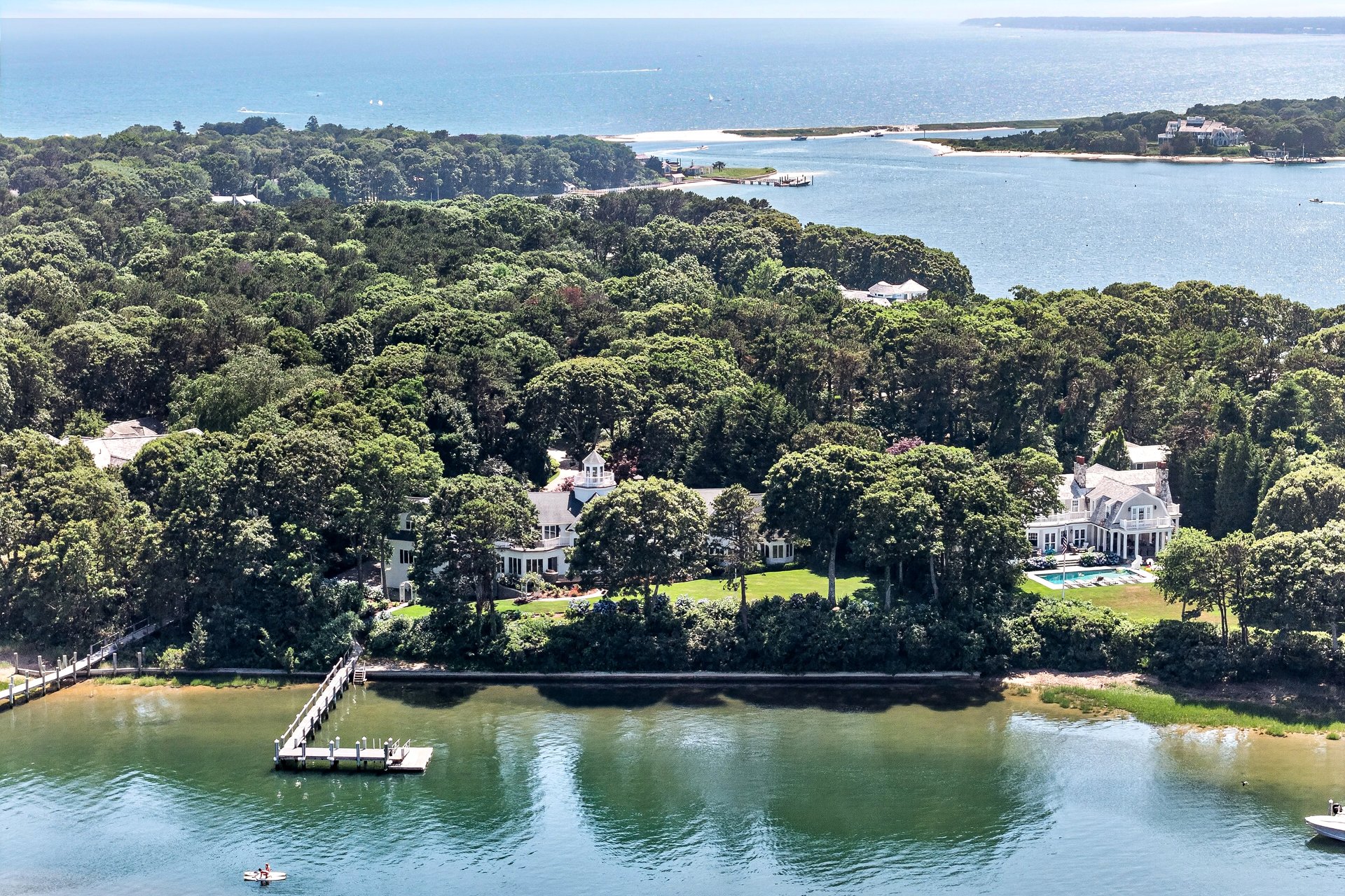 Breathtaking views over West Bay and Eel River