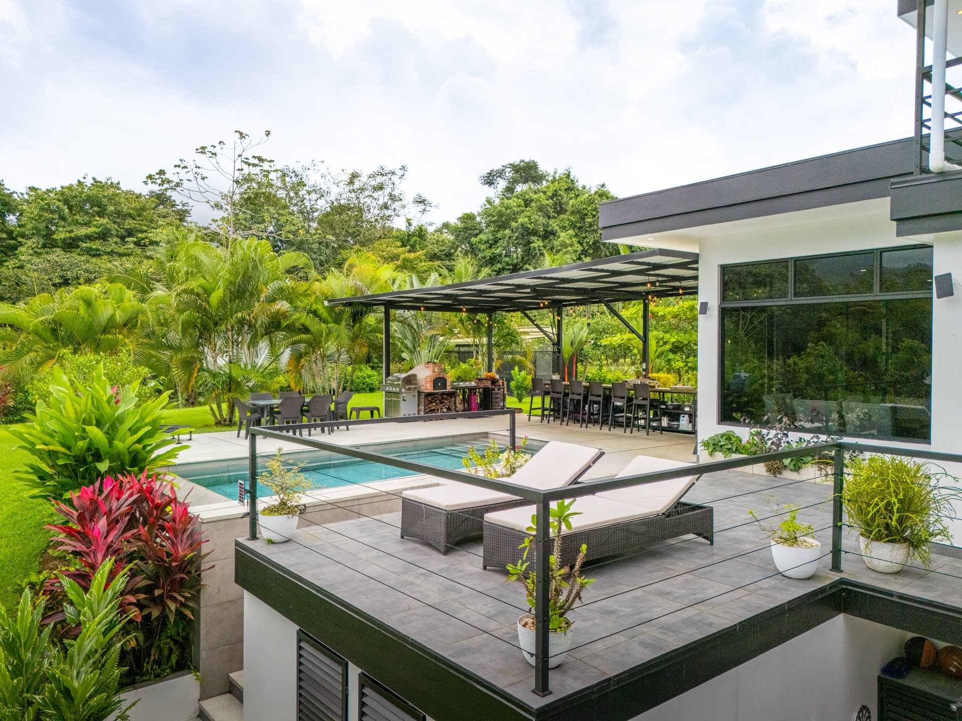 Modern 4-Bedroom Family Sanctuary with Infinity Pool, Edible Forest Garden - Exclusive Gated Ojochal Community 
