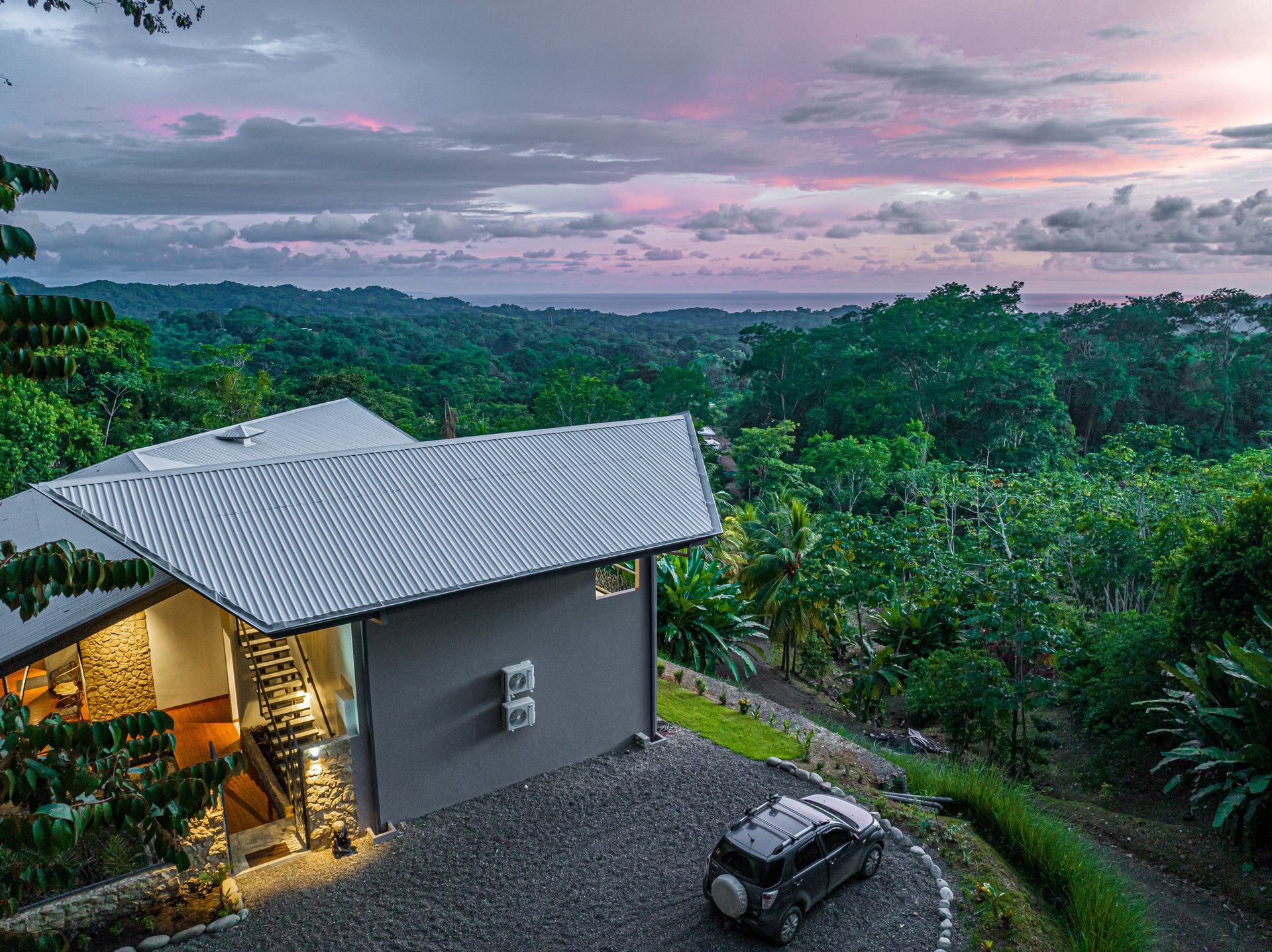 Beautiful Ocean View Casa Espiritu de la Jungla in Ojochal.  Accepting Bitcoin!