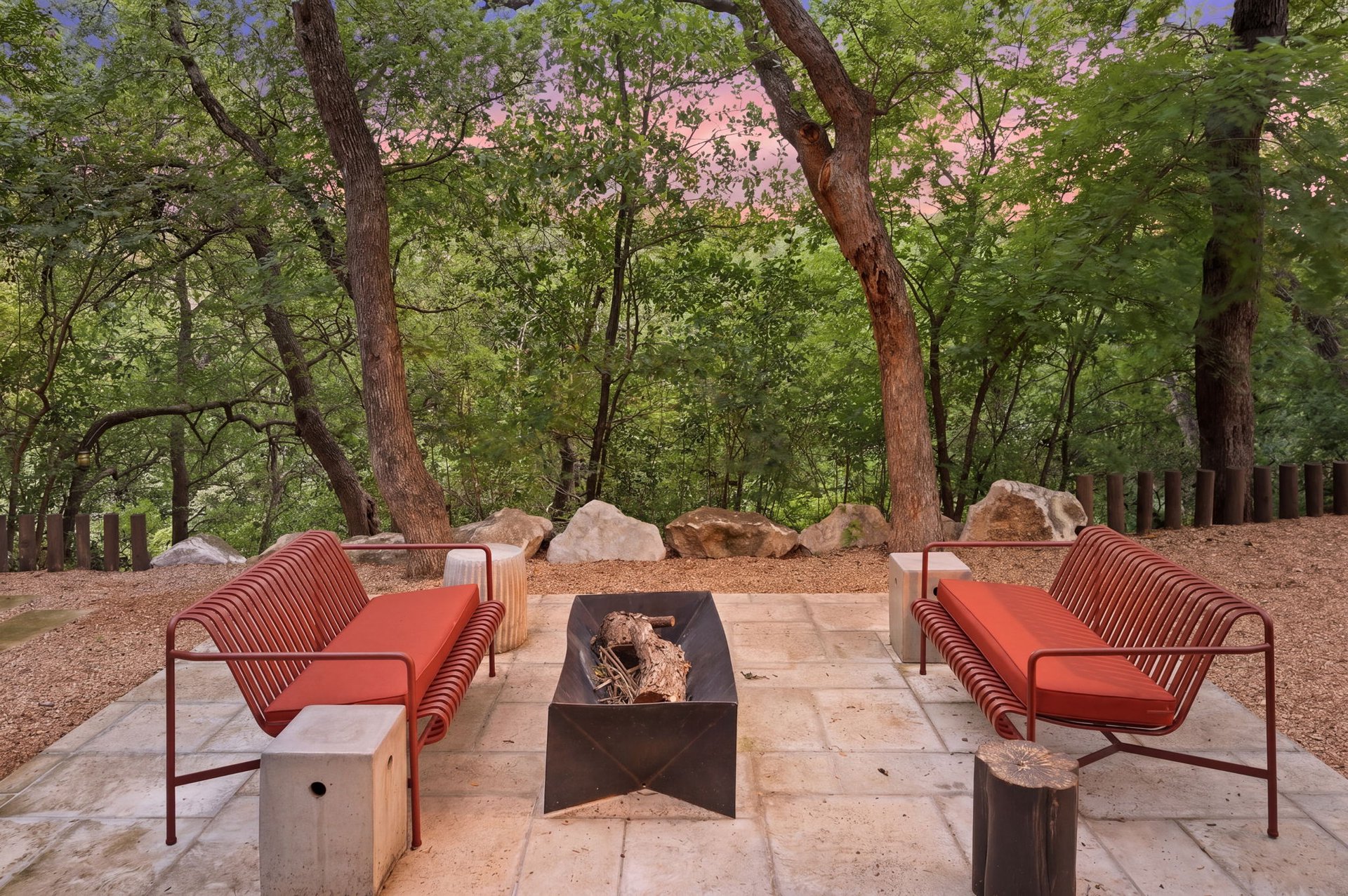 Midcentury Modern Creekside Retreat