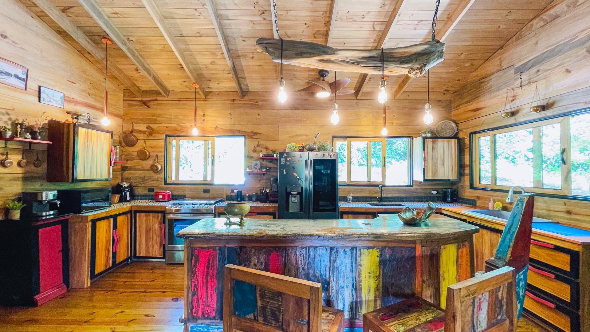 Mountain Chalet on 6.3 Acres with Stables & Panoramic Views