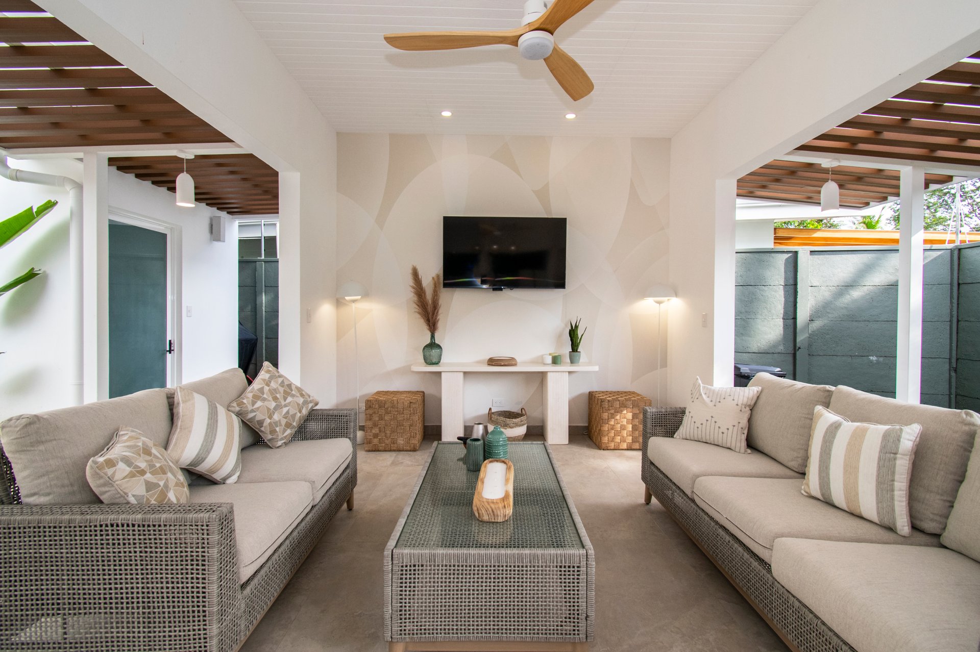 Turnkey Tropical Home Steps from the Beach
