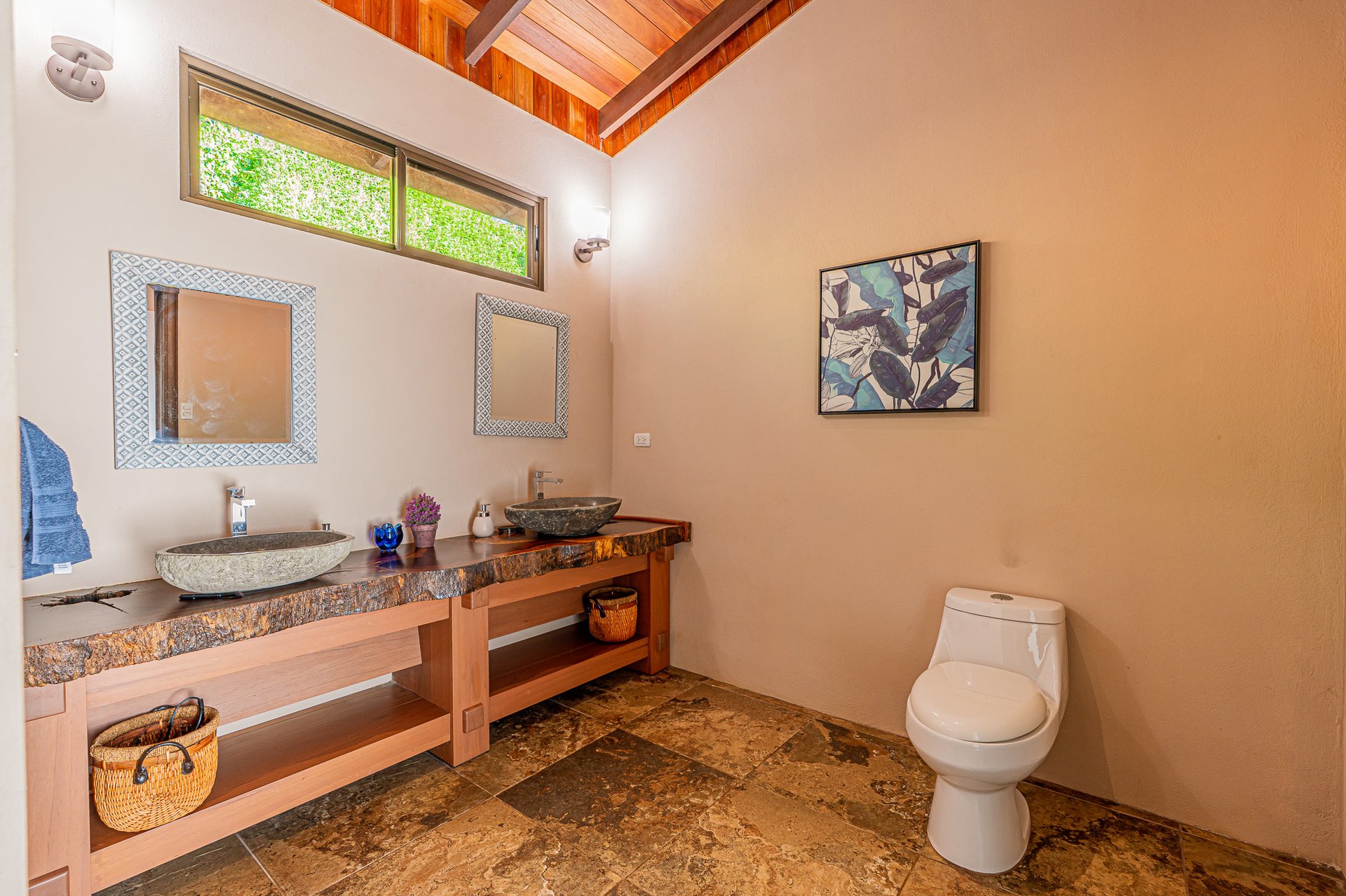 Sunset Ocean View Home on 2.6 Acres Platanillo