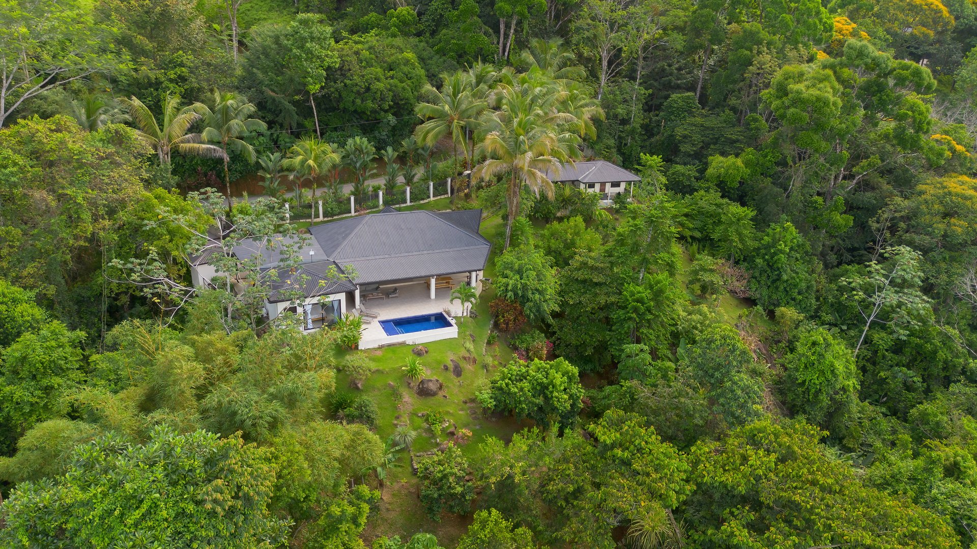6.45 ACRES – 3 Bedroom Luxury Ocean View Home Surrounded By Vibrant Rainforest And Wildlife!!!