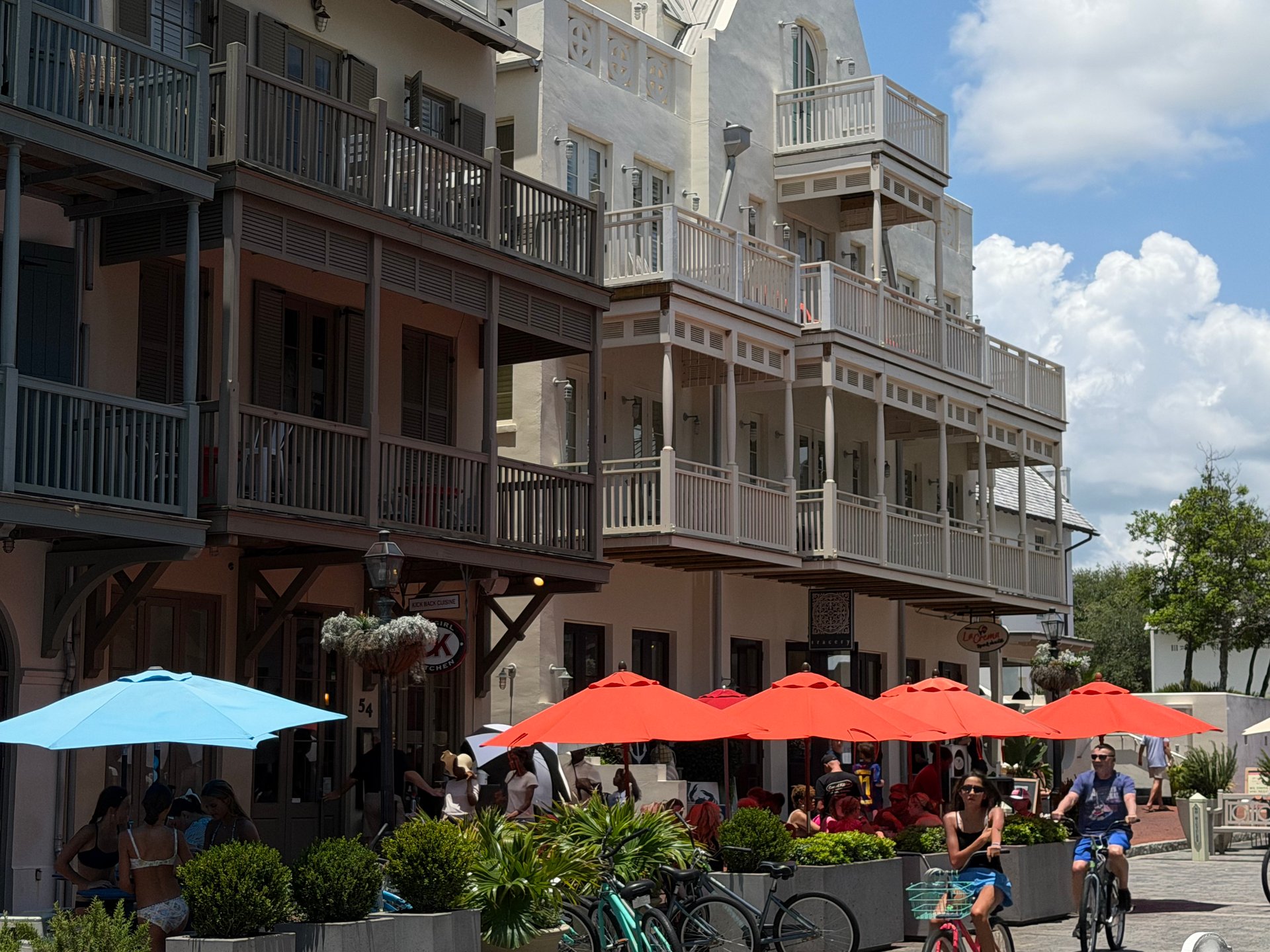 Pedestrian-friendly Rosemary Beach and 30A lifestyle near restaurants and local shops
