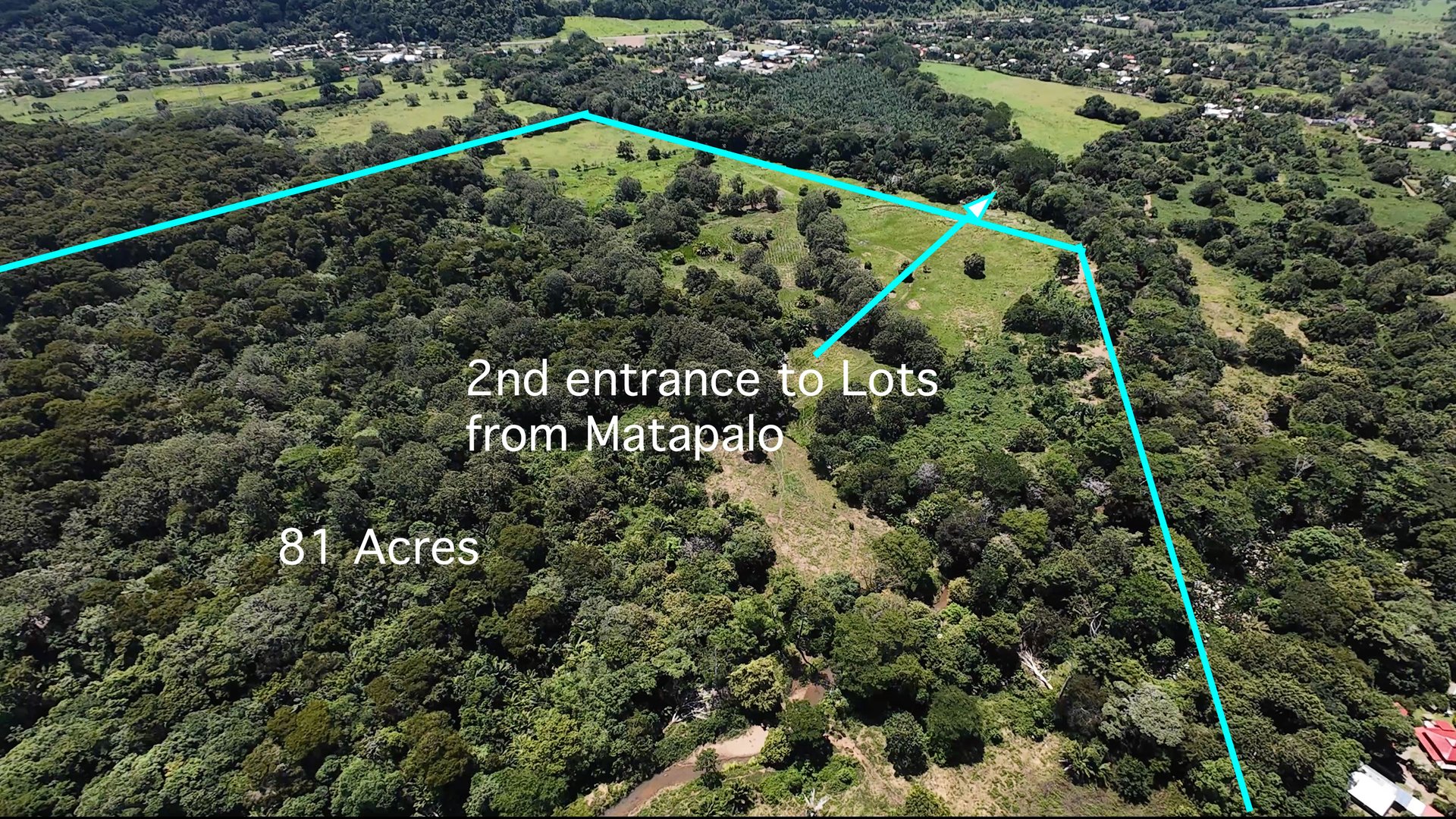 Access Beach Lots -81 Acres-Matapalo