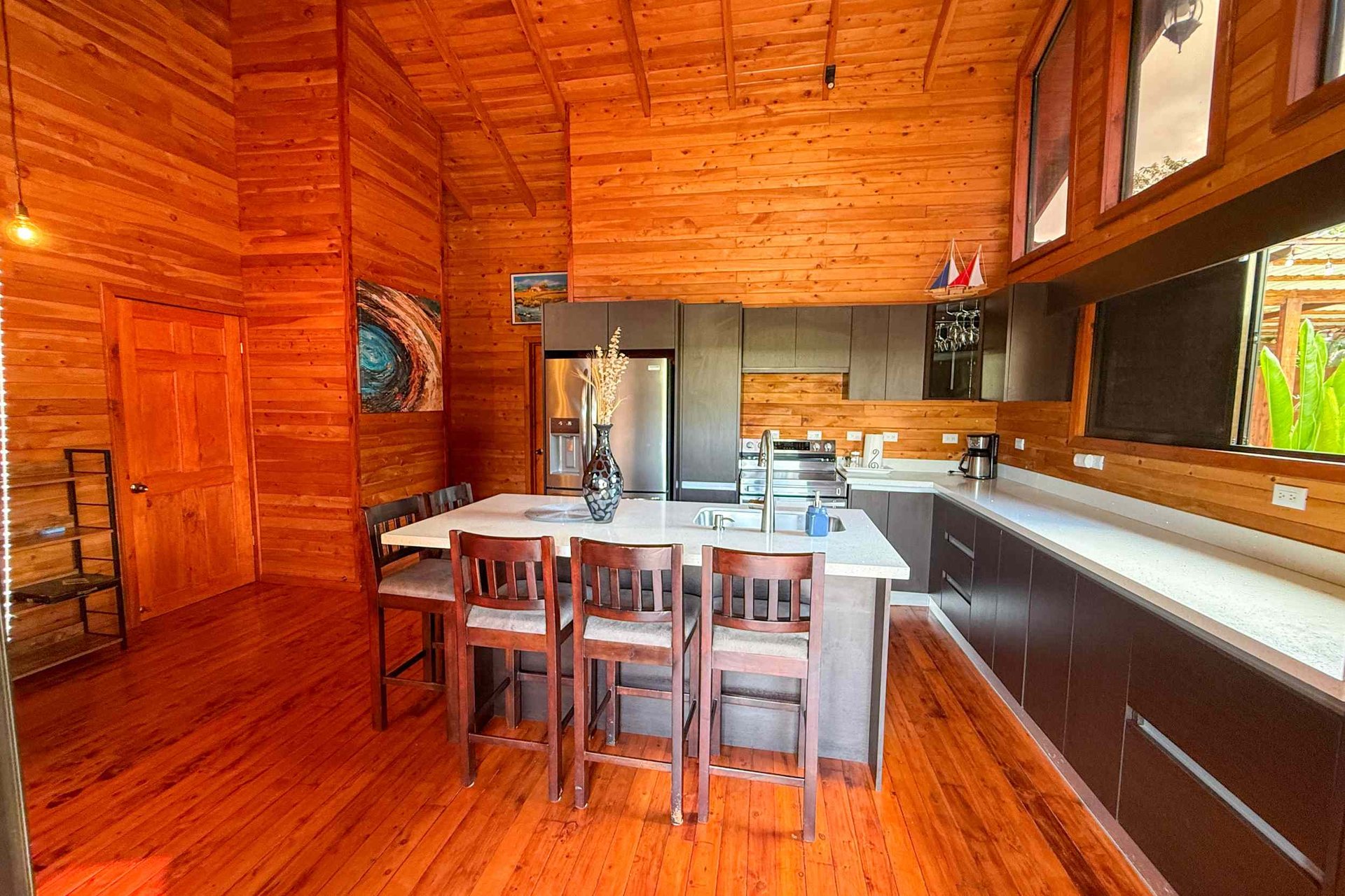 Unique Income Producing Home with 3-Bedrooms plus 1-Bedroom Cabin & Pool in Walk-to-Beach Location in Bahia near Uvita Costa Rica