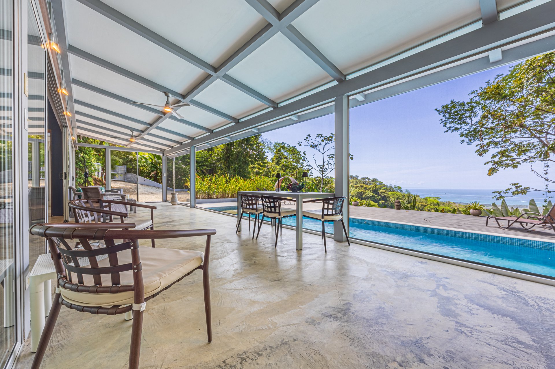 Uvita Ocean and Whale Tail View Modern Home on 3.64 Acres in Exclusive Enclave