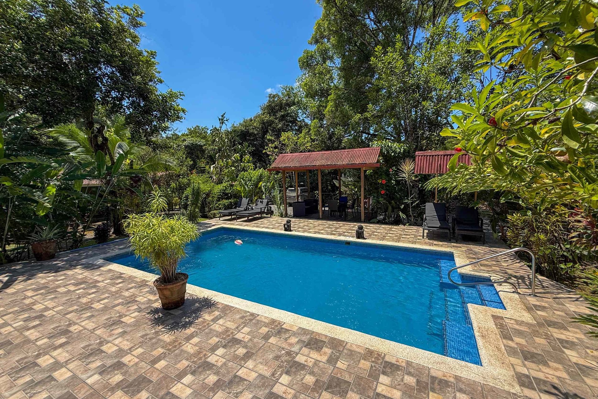  Gorgeous Jungle Hotel with 11 Beds including Owner/Manager Unit, Sparkling Pool & River Setting in Ojochal Costa Rica